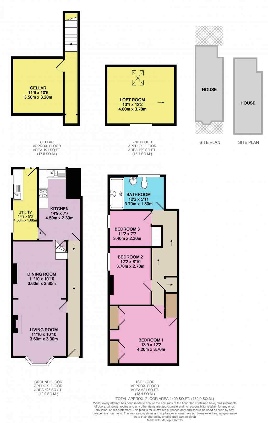 3 Bedrooms End terrace house for sale in Sabrina Terrace, Drinkwater Street, Shrewsbury SY3