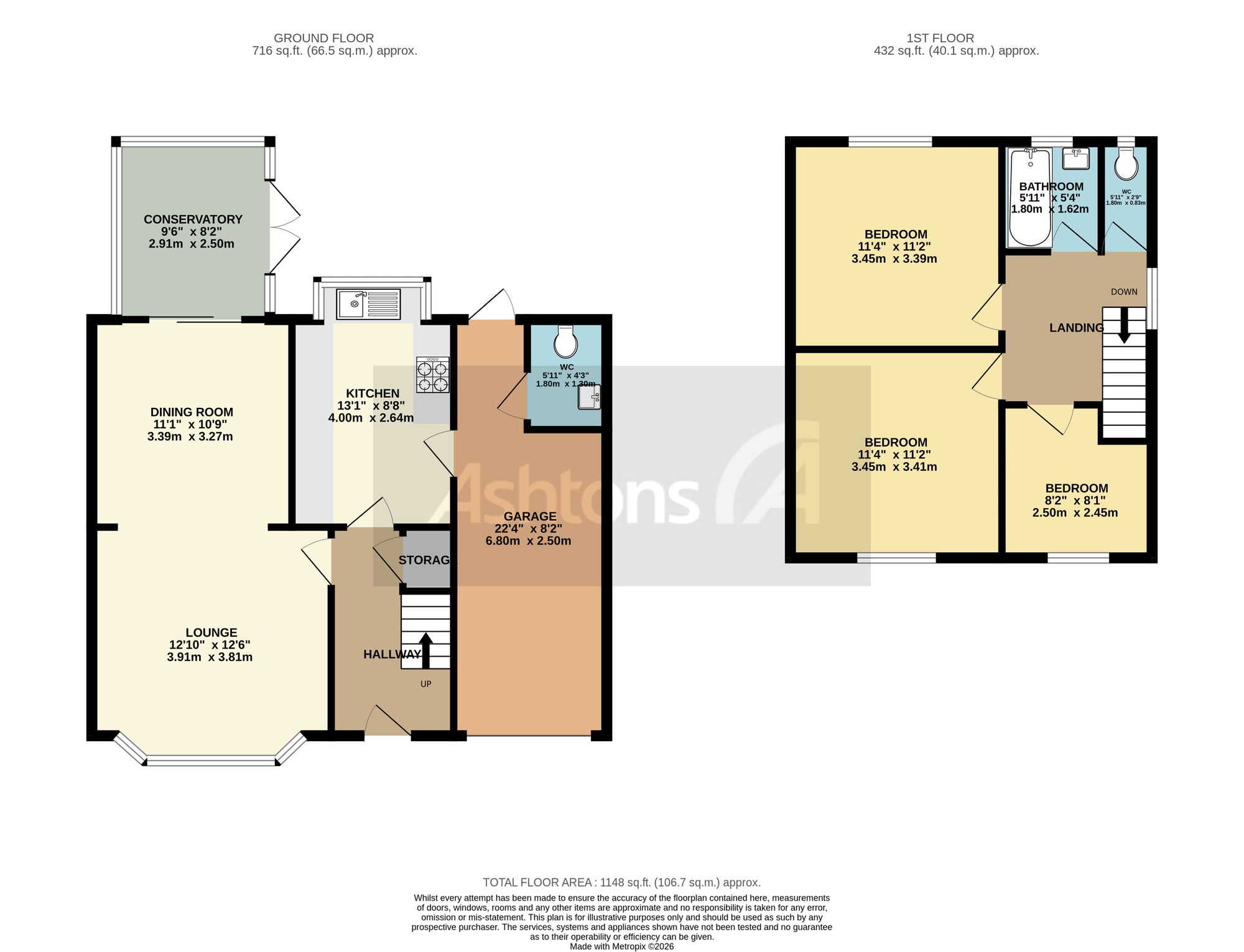 19 Kirkham Road, Leigh floorplan