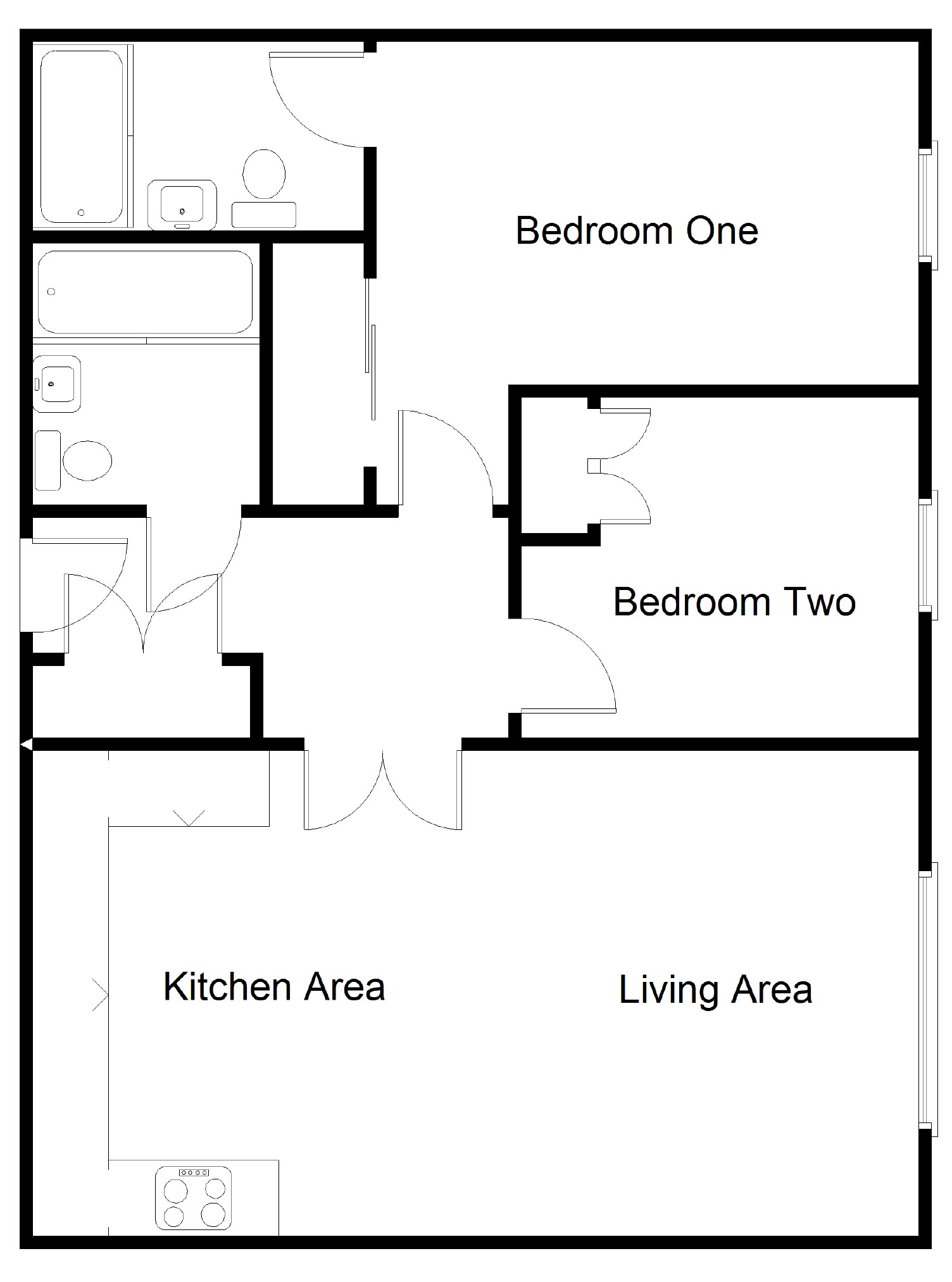 Bradfords Quay, Wadebridge PL27, 2 bedroom flat for sale 63531626