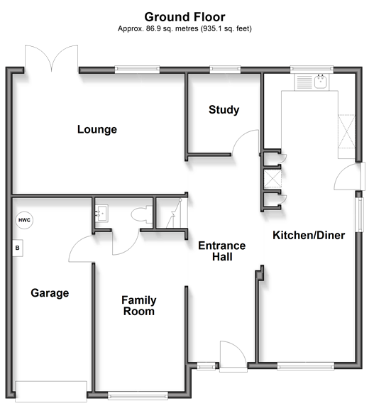 Cardigan Close, High Halstow, Rochester, Kent floorplan