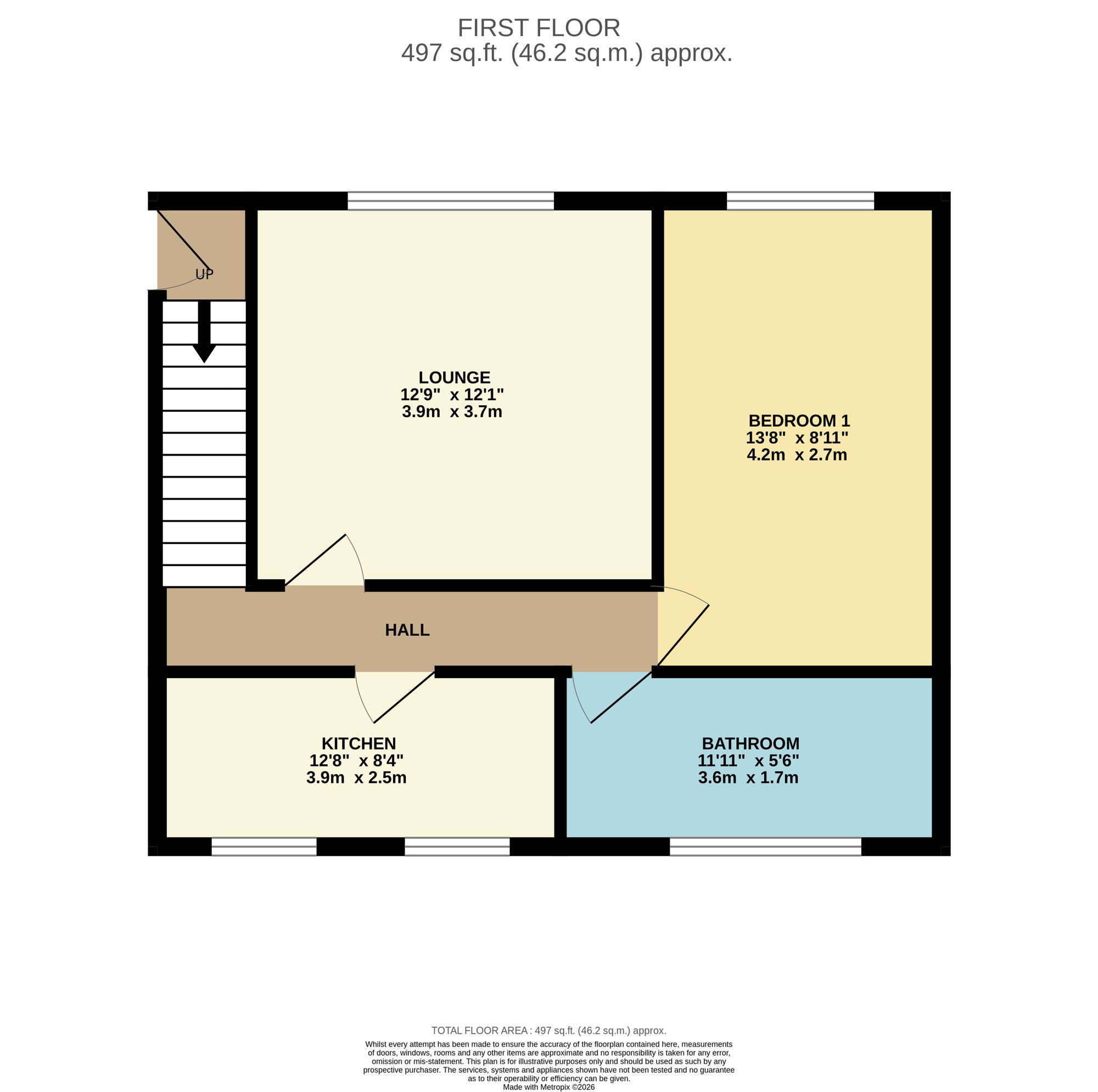 85b Little Bromwich Road, Birmingham floorplan