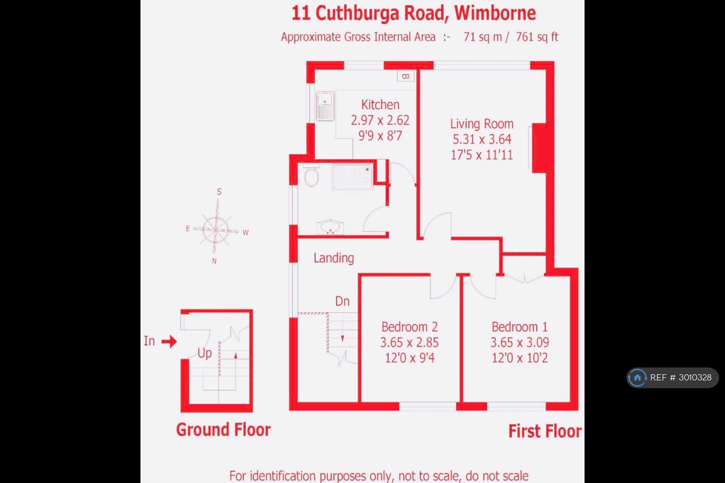 Cuthburga Road, Wimborne floorplan