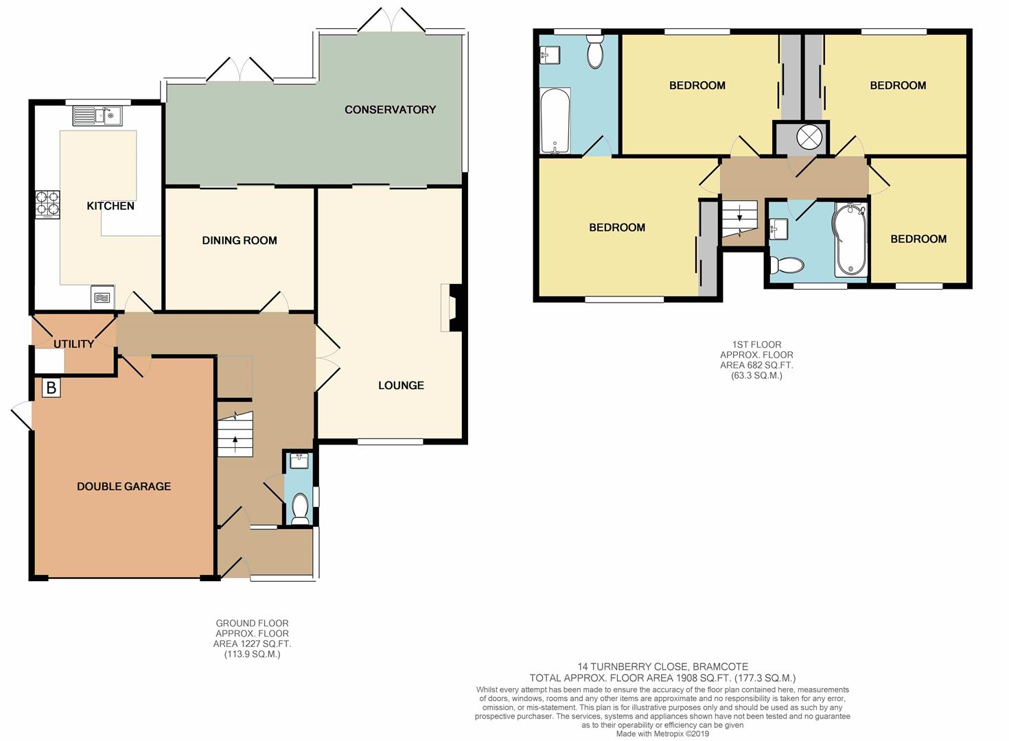 4 Bedrooms Detached house for sale in Turnberry Close, Bramcote, Nottingham NG9