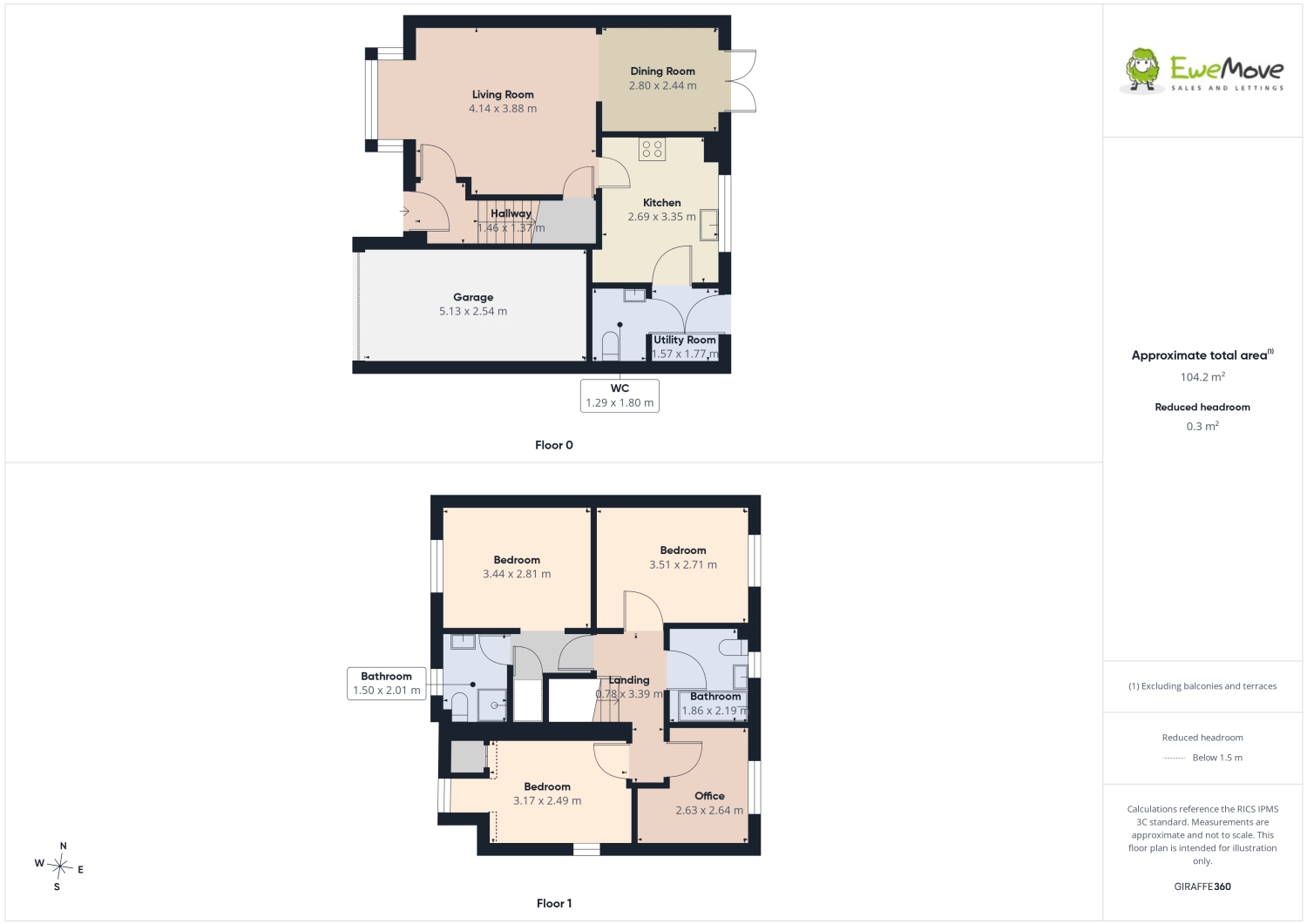 5, Viner Way, Hyde floorplan