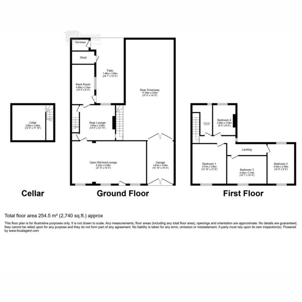 33, WHARF Road, Pinxton floorplan
