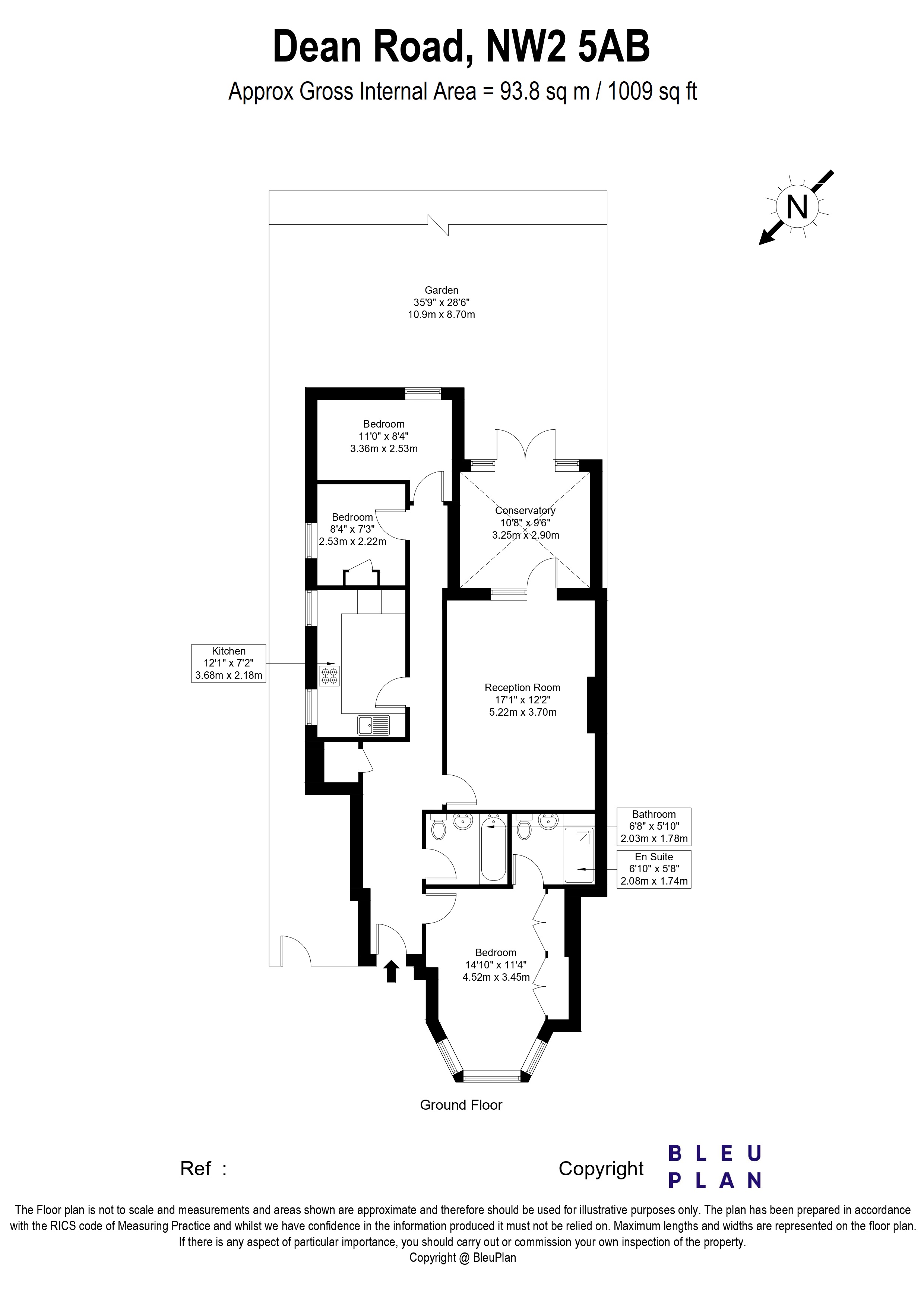 Dean Road, London floorplan