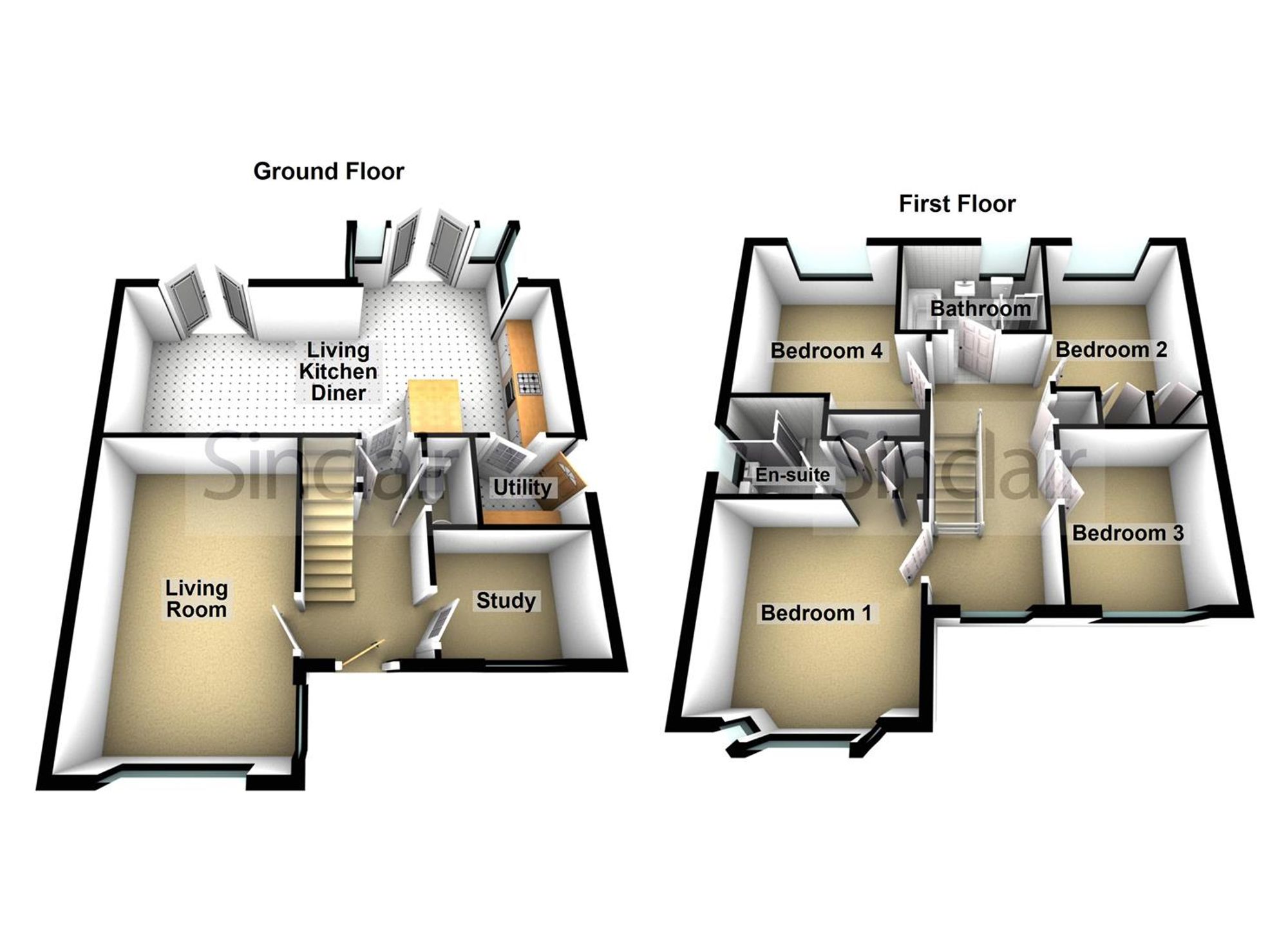 74 Excelsior Way, Loughborough floorplan