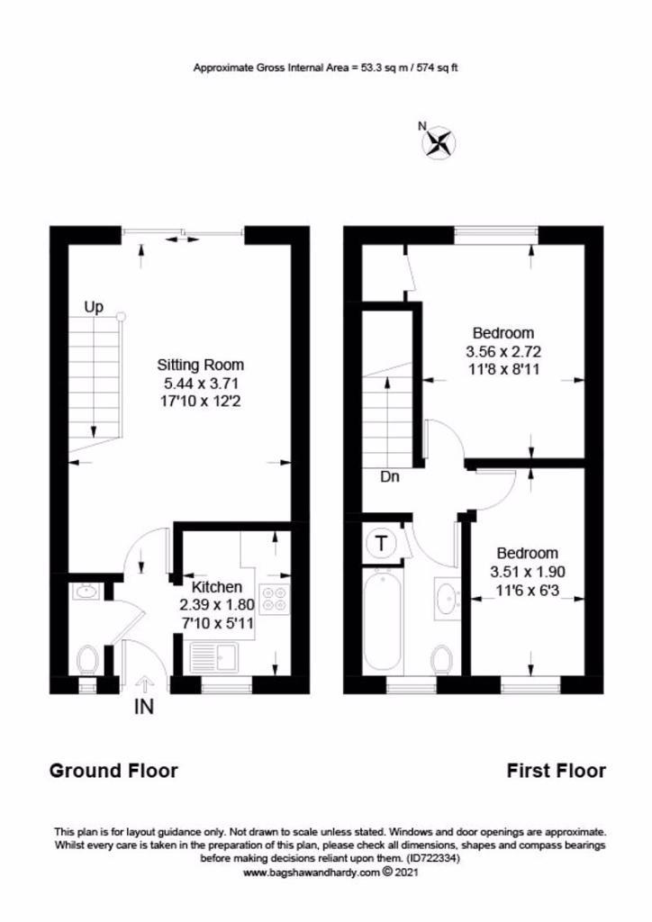 6, Primrose Close, Wallington floorplan