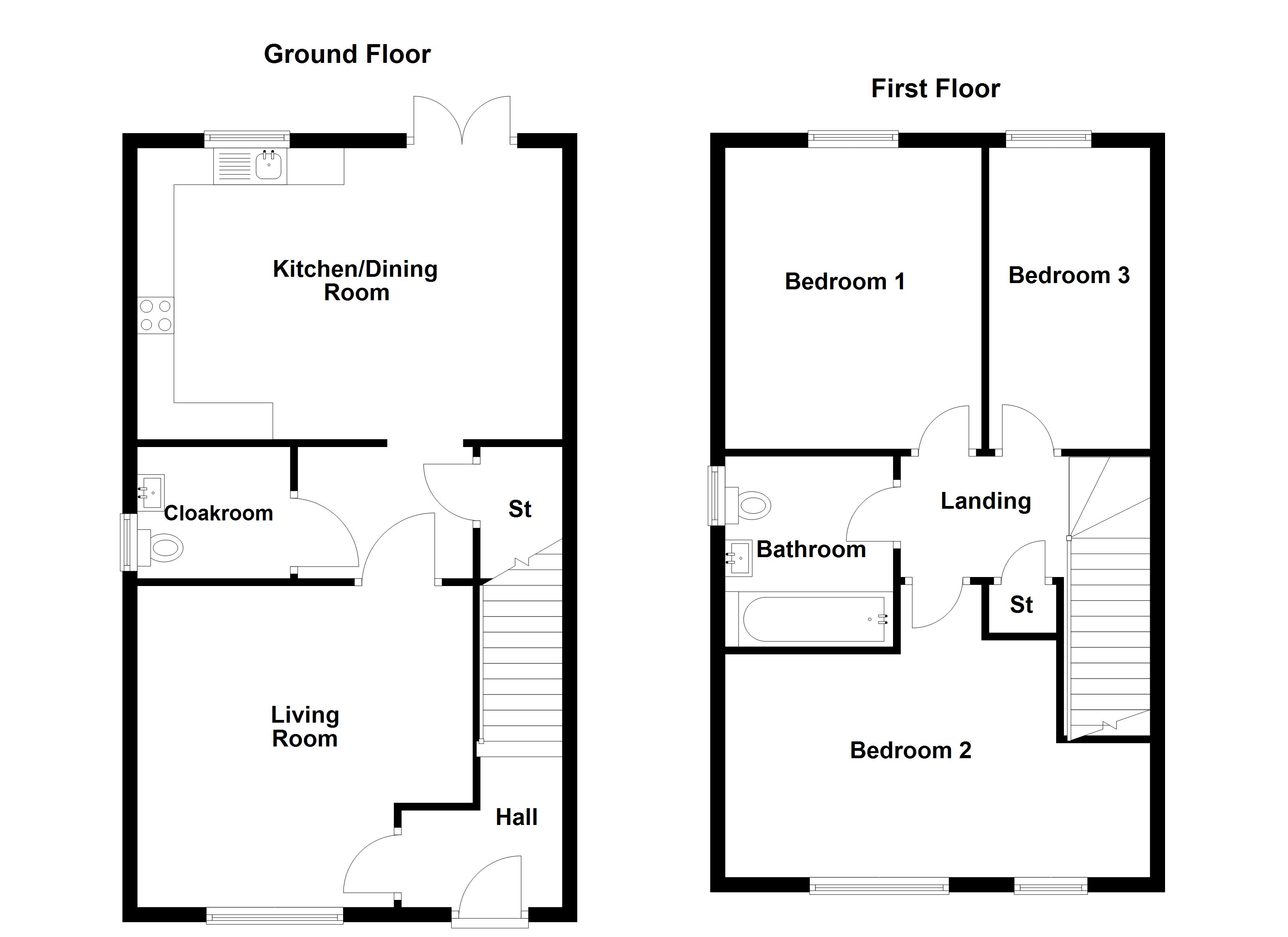 the_weaver, Holden Fold, Darwen floorplan