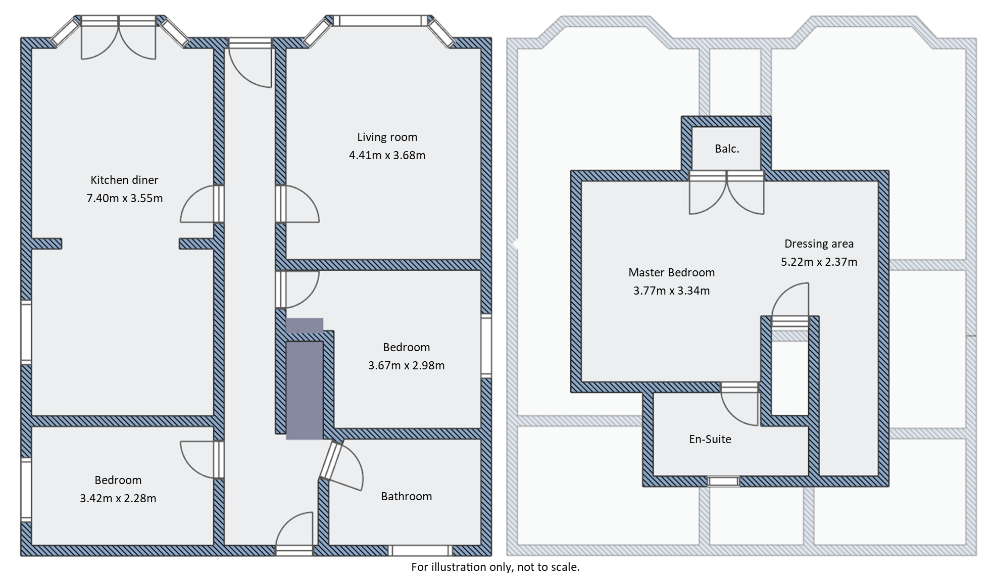 Treleaven, St. Austell floorplan
