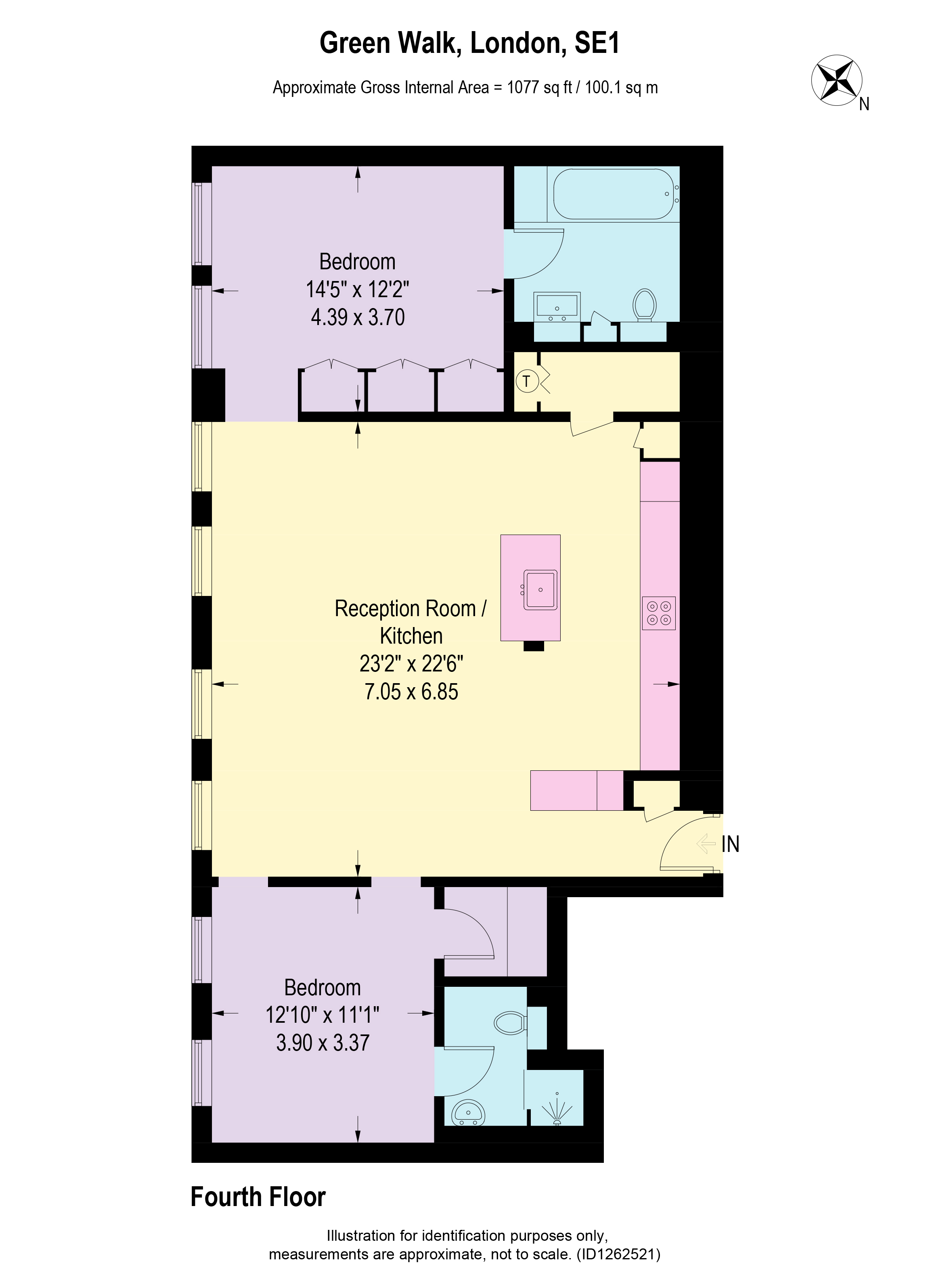27, Green Walk, London floorplan
