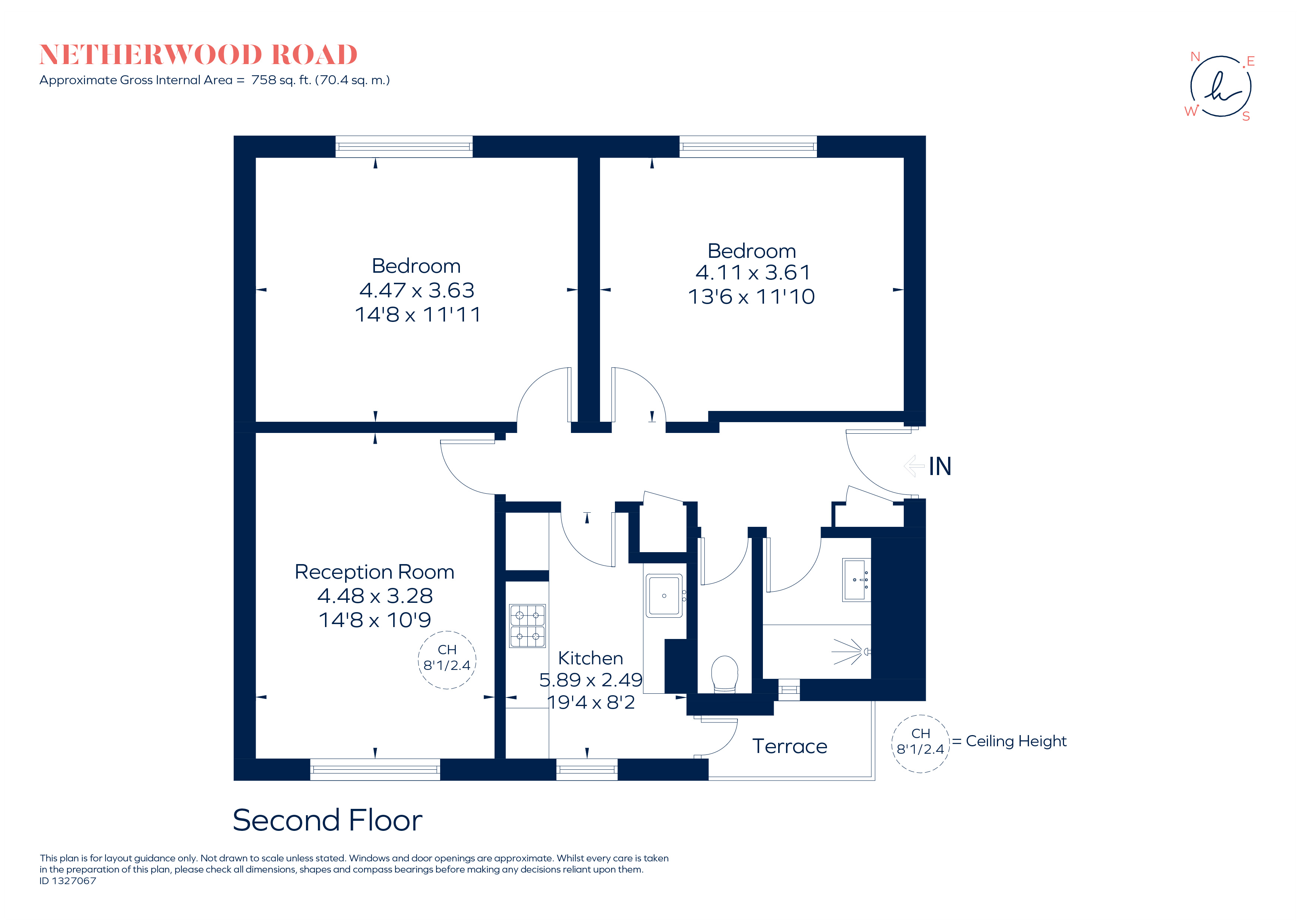 Netherwood Road, London floorplan
