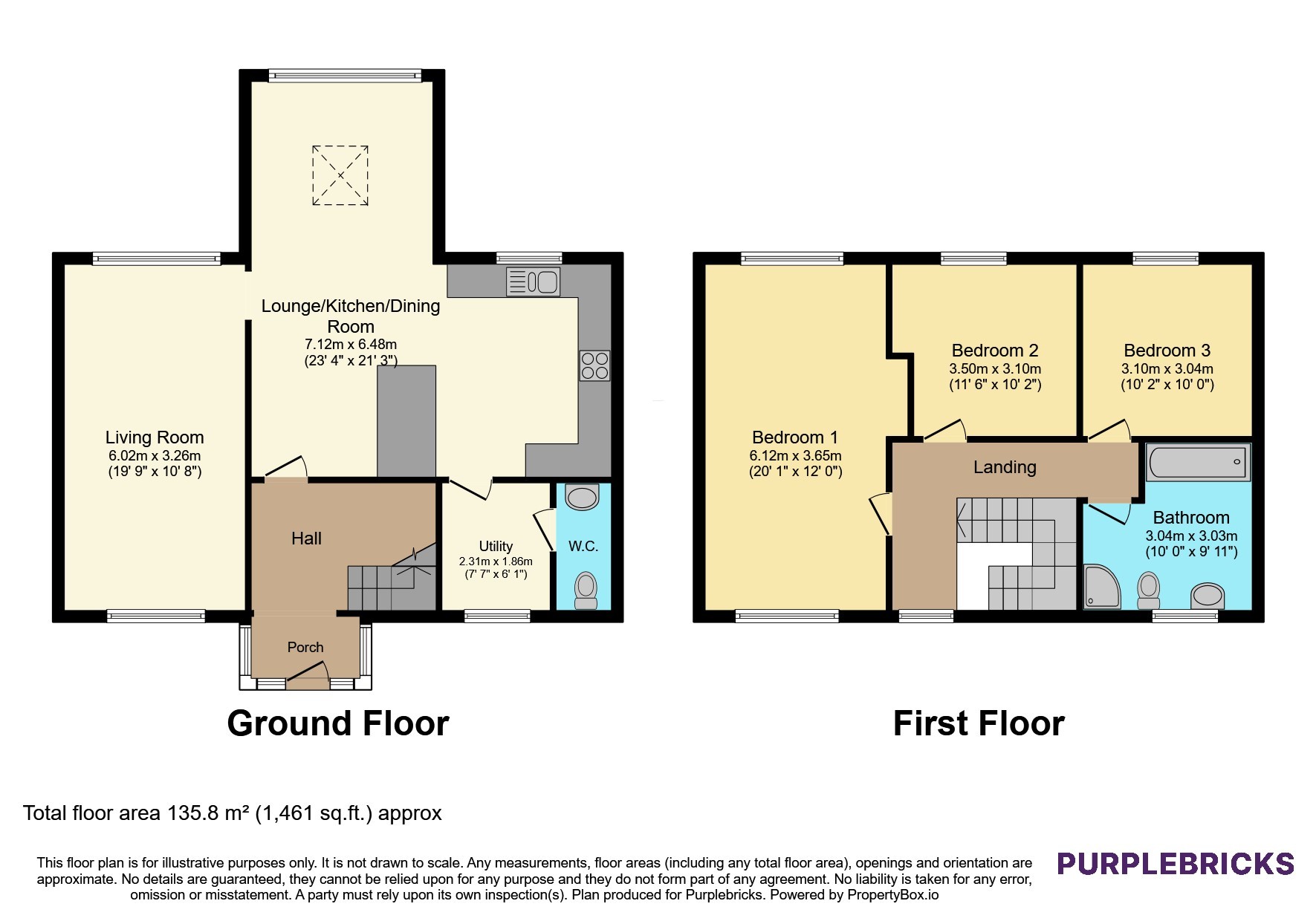 2, Lanark Close, Heywood floorplan