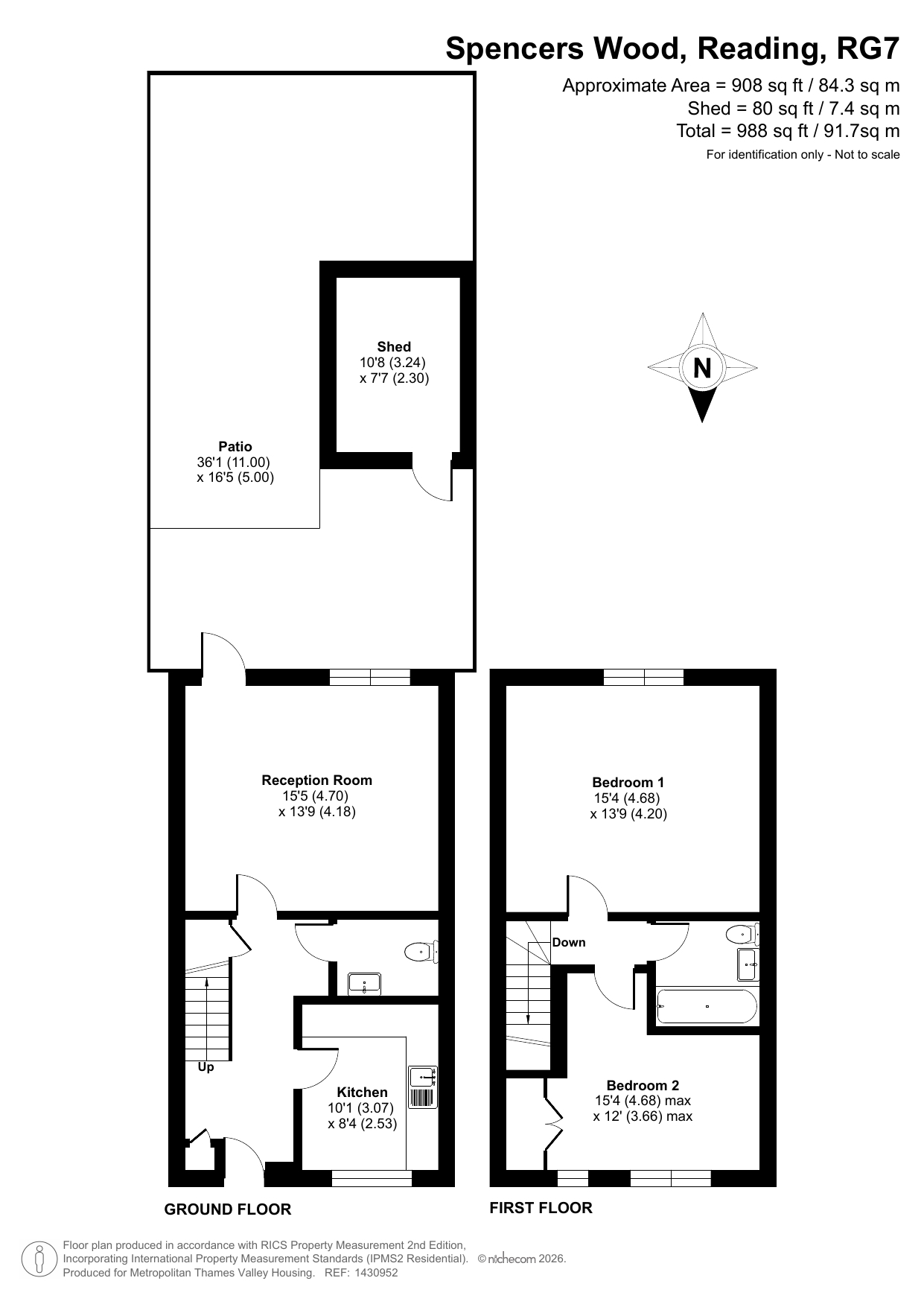 Appleby Walk Spencers Wood, Reading floorplan