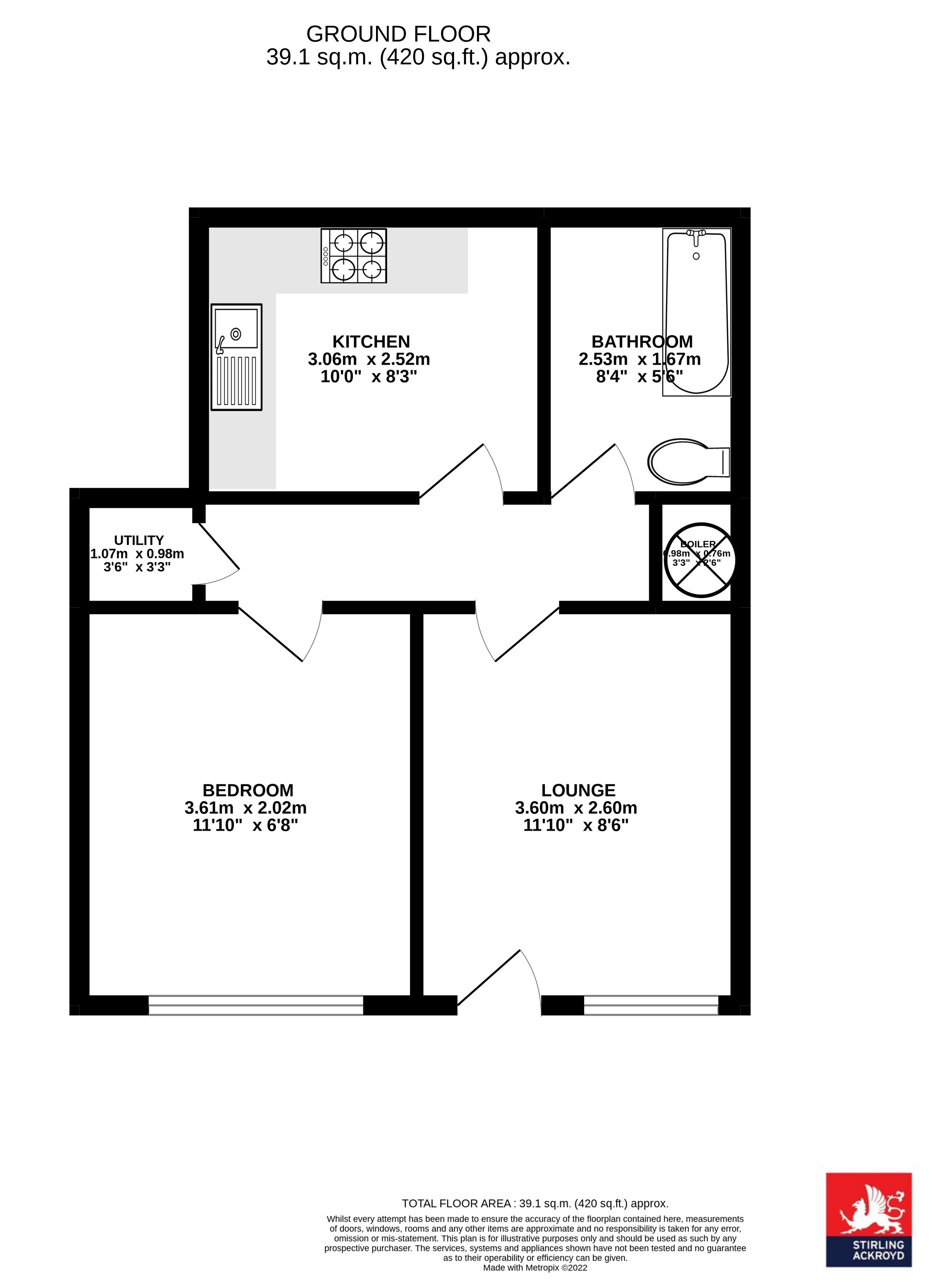 St. Judes Road, Englefield Green, Egham, Surrey TW20, 1 bedroom flat to