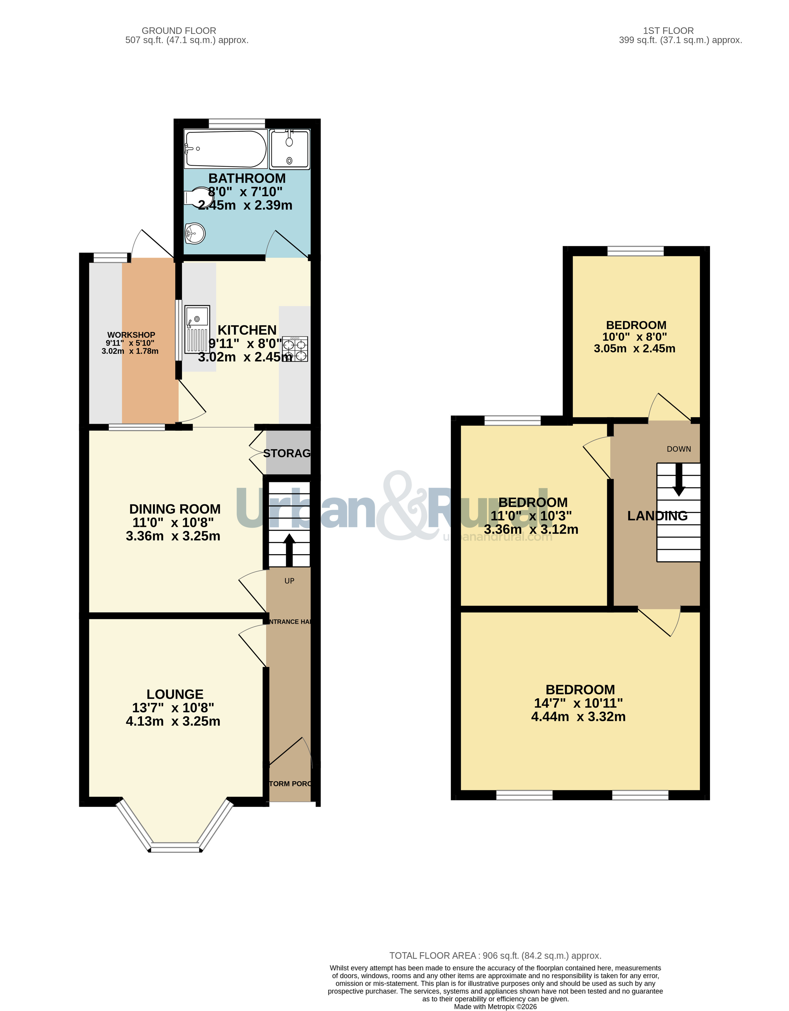 17, Palmerston Street, Bedfordshire floorplan