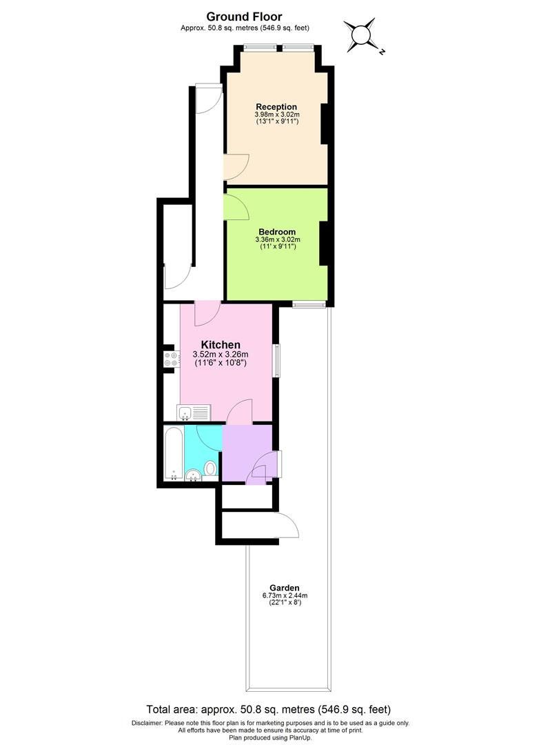 Brightwell Crescent, Tooting floorplan