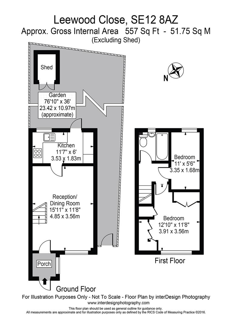 6, Leewood Close, London floorplan