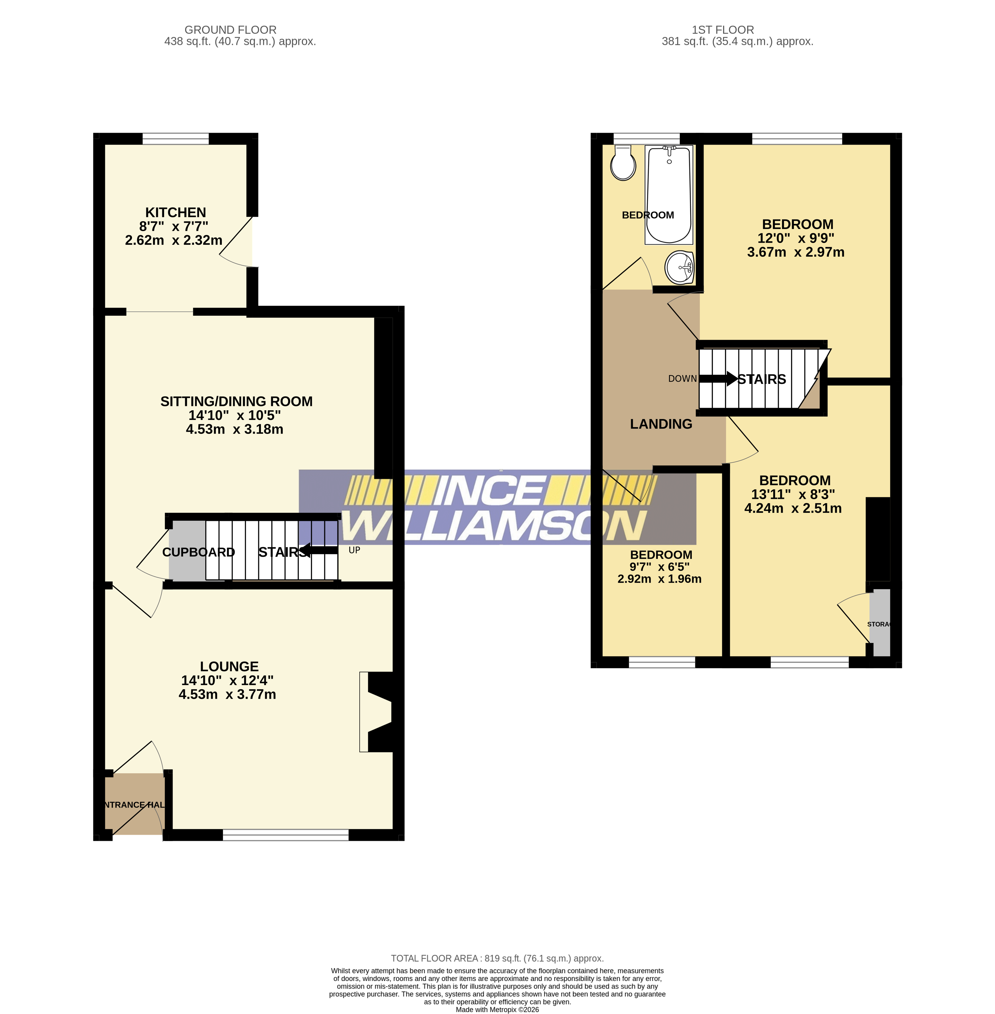 247, Chapel Lane, Chorley floorplan