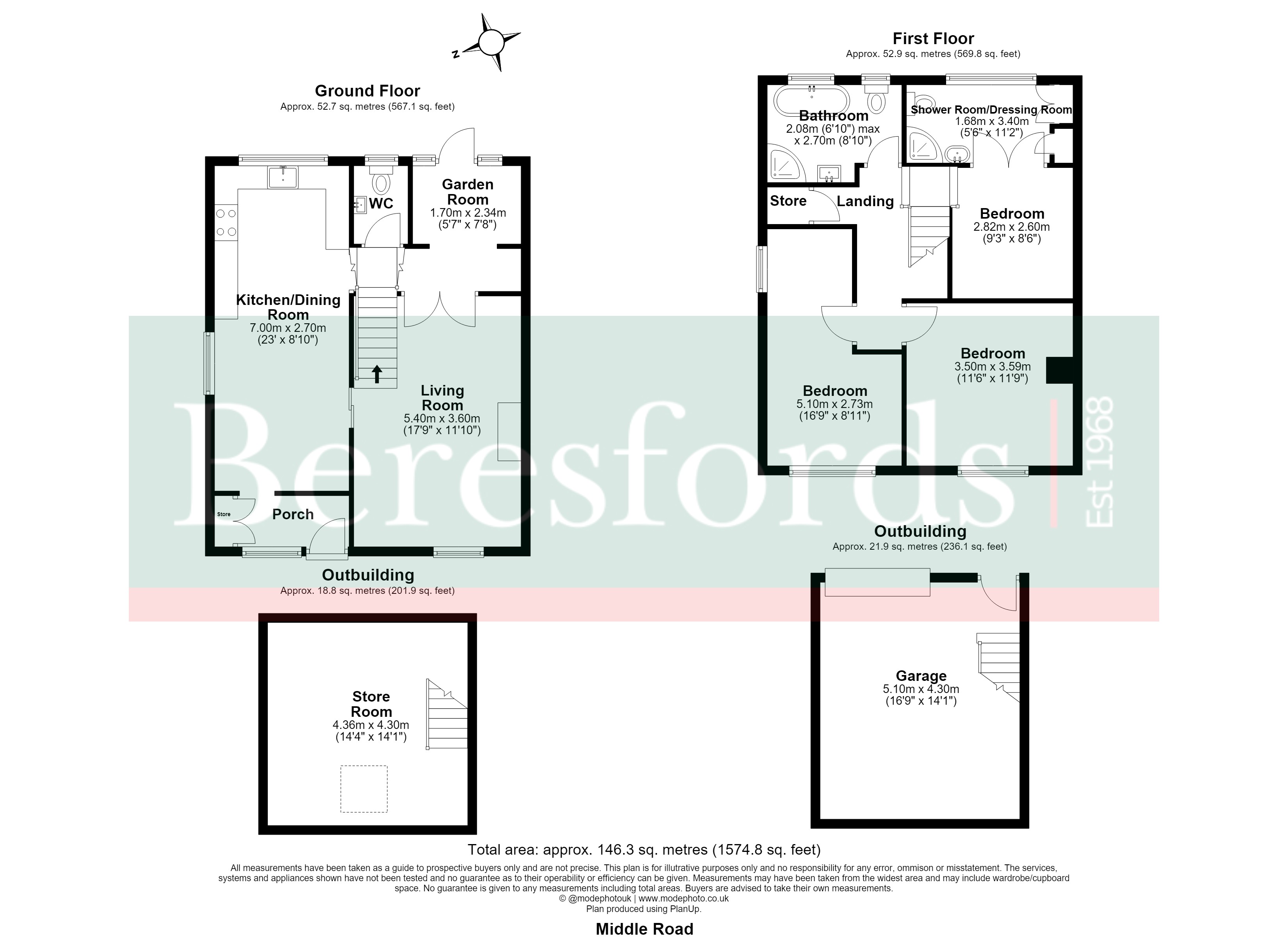 19, Middle Road, Brentwood floorplan