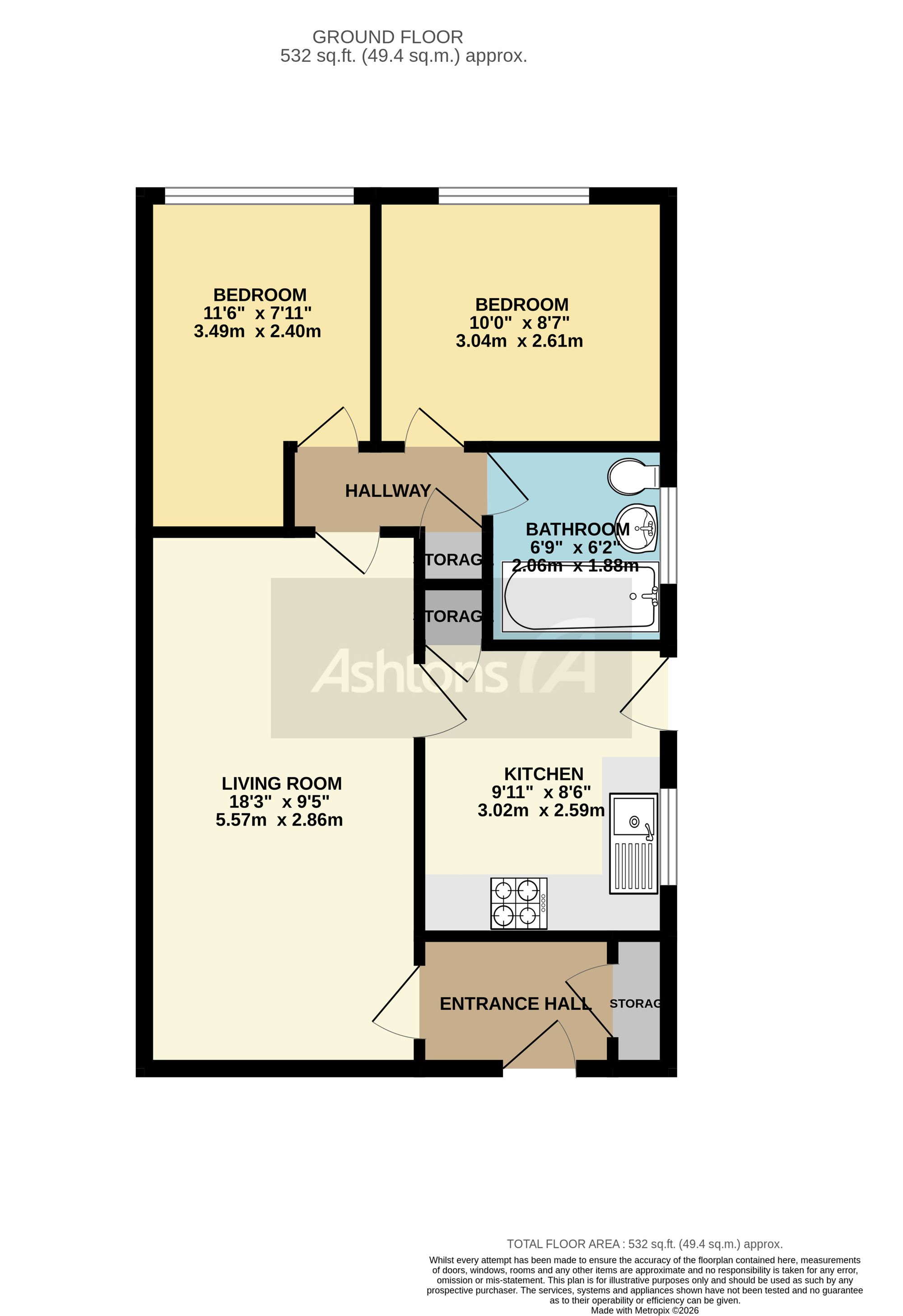 14 Coldstone Drive, Wigan floorplan