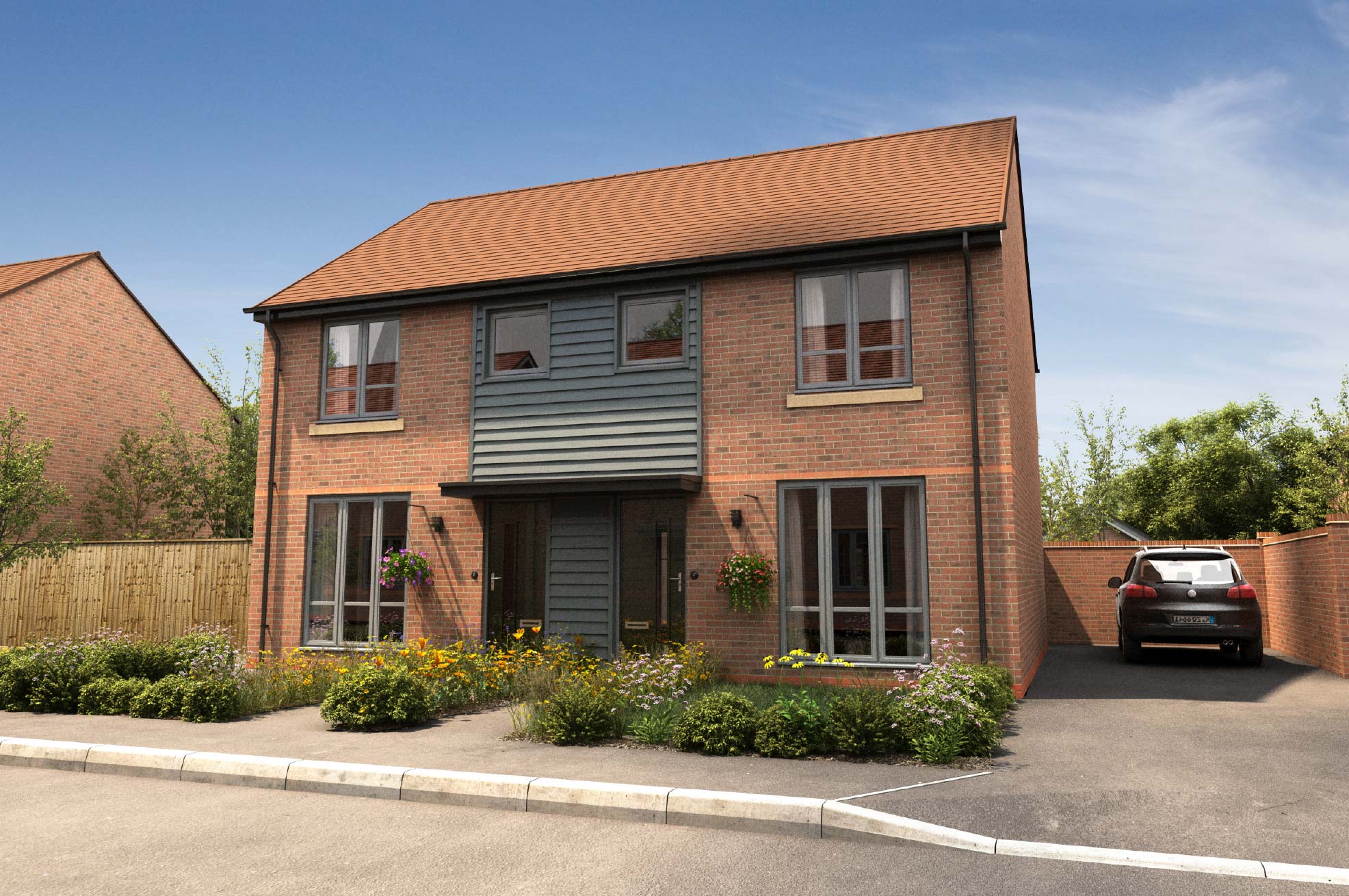 Exterior Grovier Three Bedroom New Build