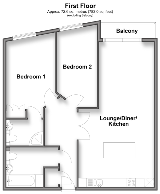Victoria Road, Romford floorplan