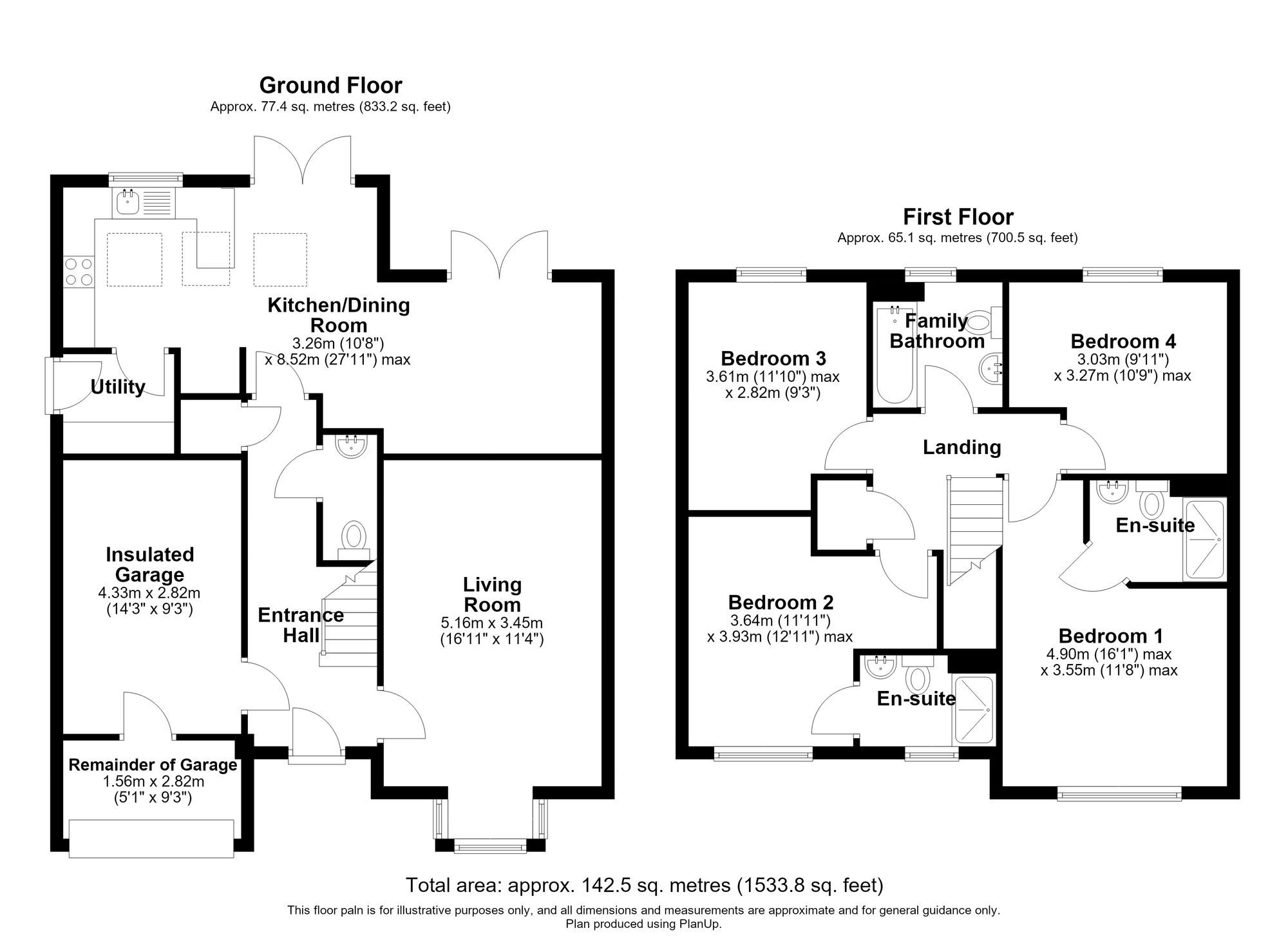 20 Collington Way, Abingdon floorplan