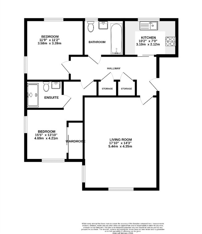 5, Dilkes House, 36, Barossa Road, Aldershot floorplan