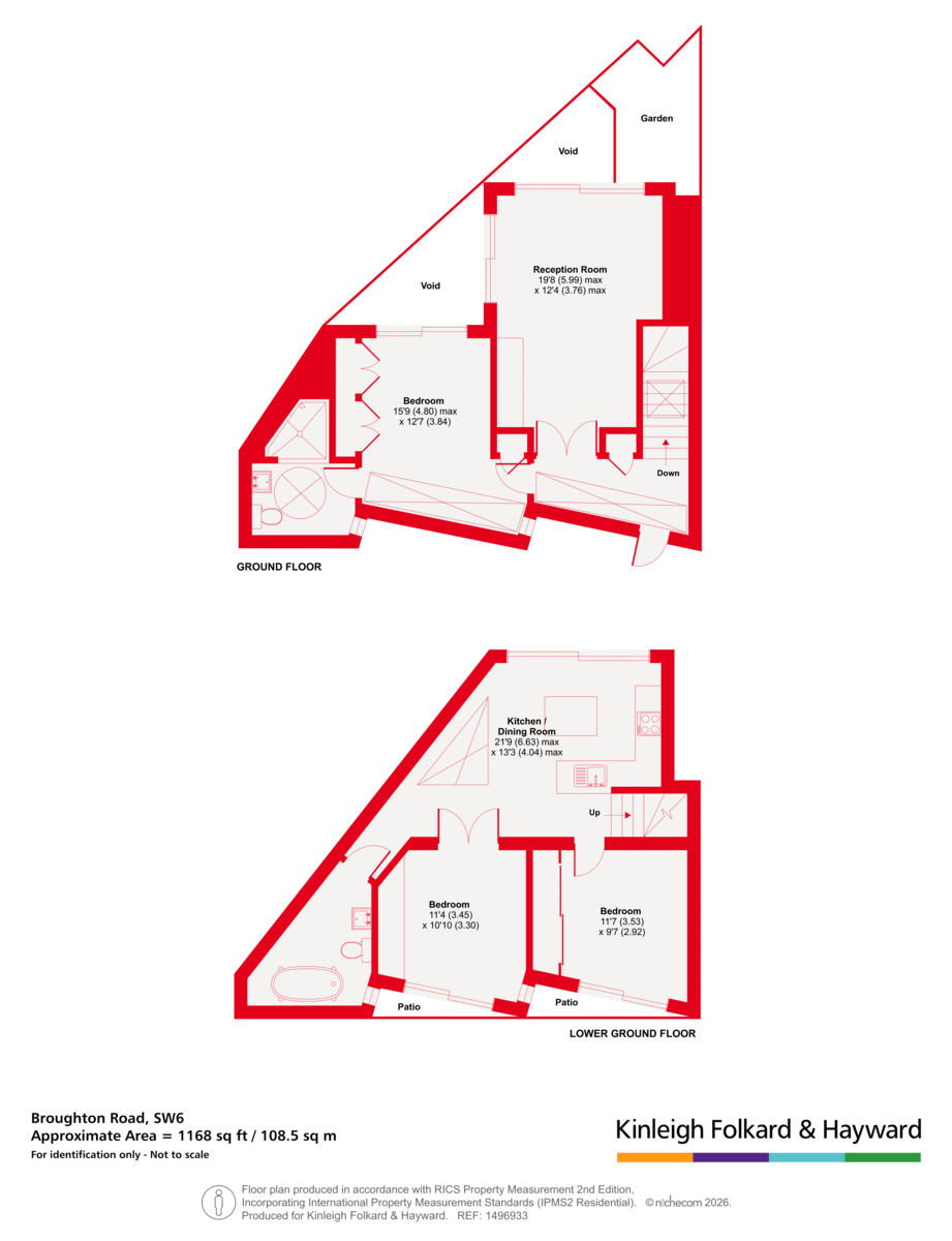 120A, Broughton Road, London floorplan