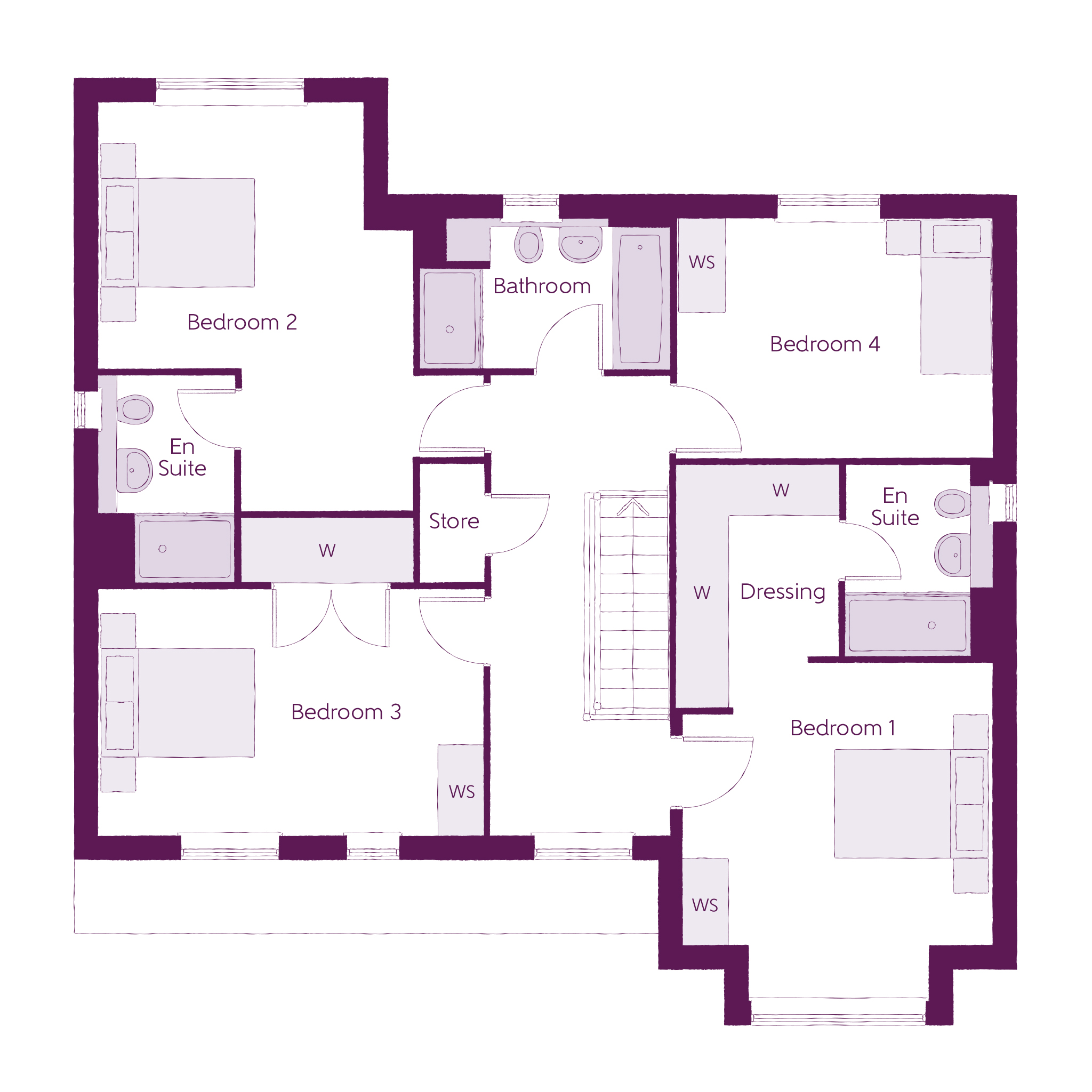 208, Off Forest Gate, Palmersville, Newcastle Upon Tyne floorplan