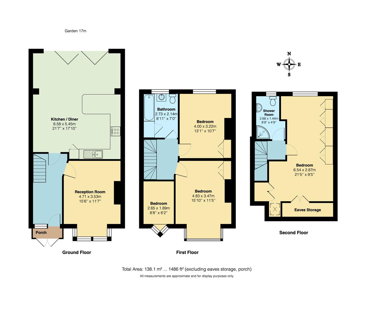 61, Derby Road, South Woodford floorplan