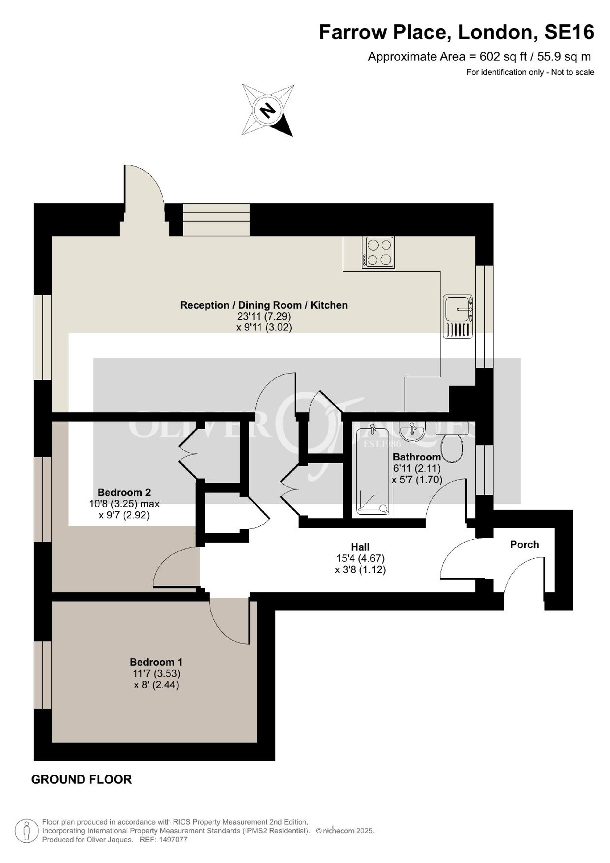 18 Farrow Place, London floorplan