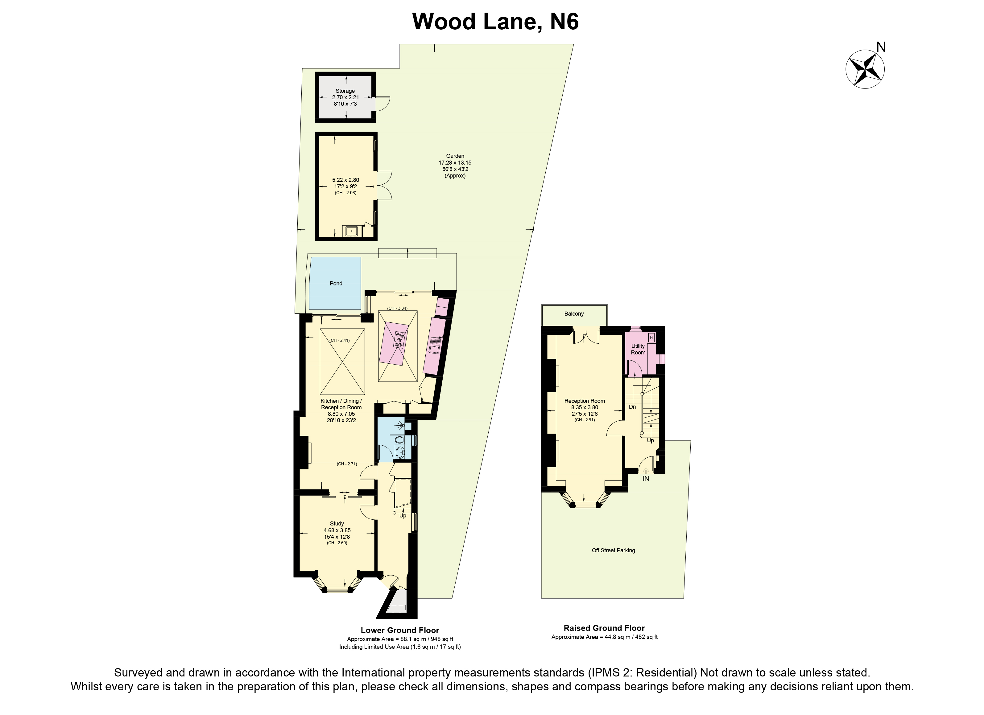 57, Wood Lane, London floorplan
