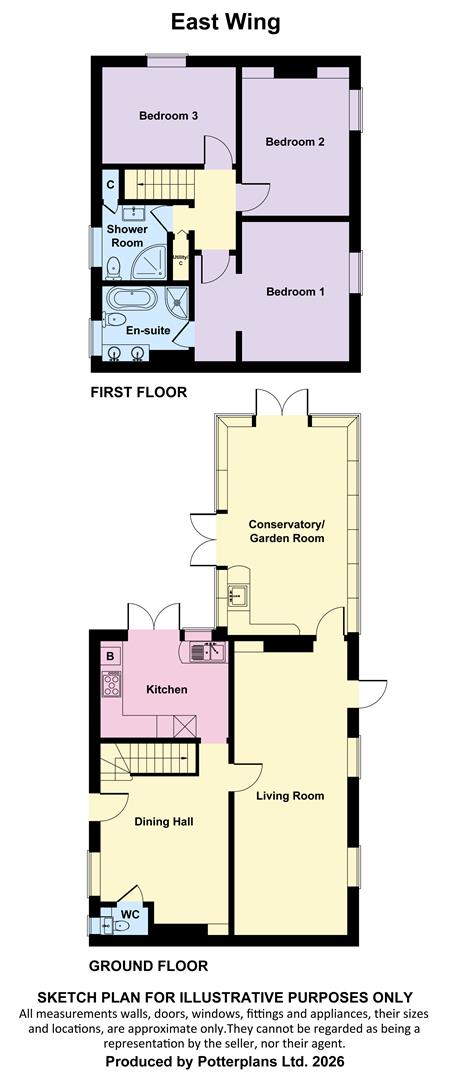 East Wing, Alum Bay House, Alum Bay Old Road, Alum Bay floorplan