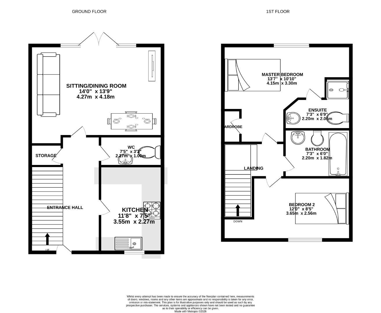43, Ryeland Way, Ashford floorplan