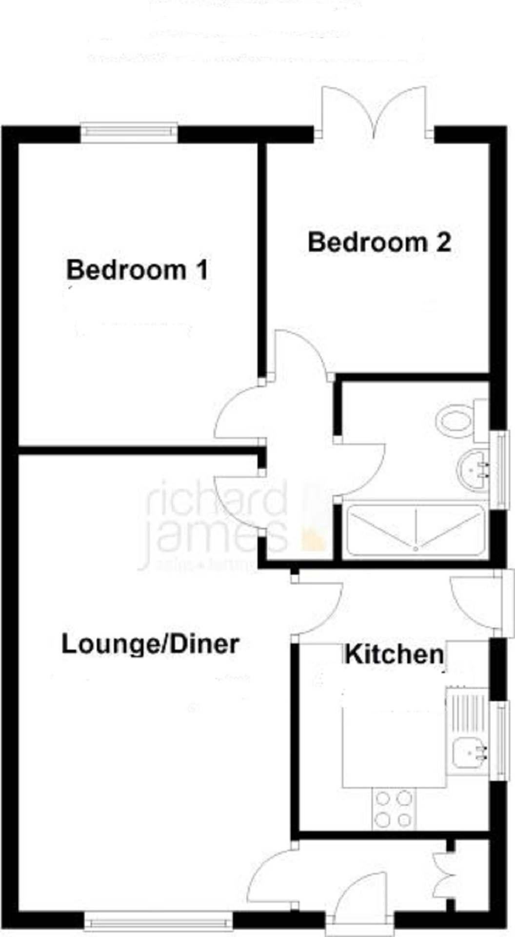 2 Bedrooms Semi-detached bungalow for sale in Paulet Close, Grange Park, Swindon SN5