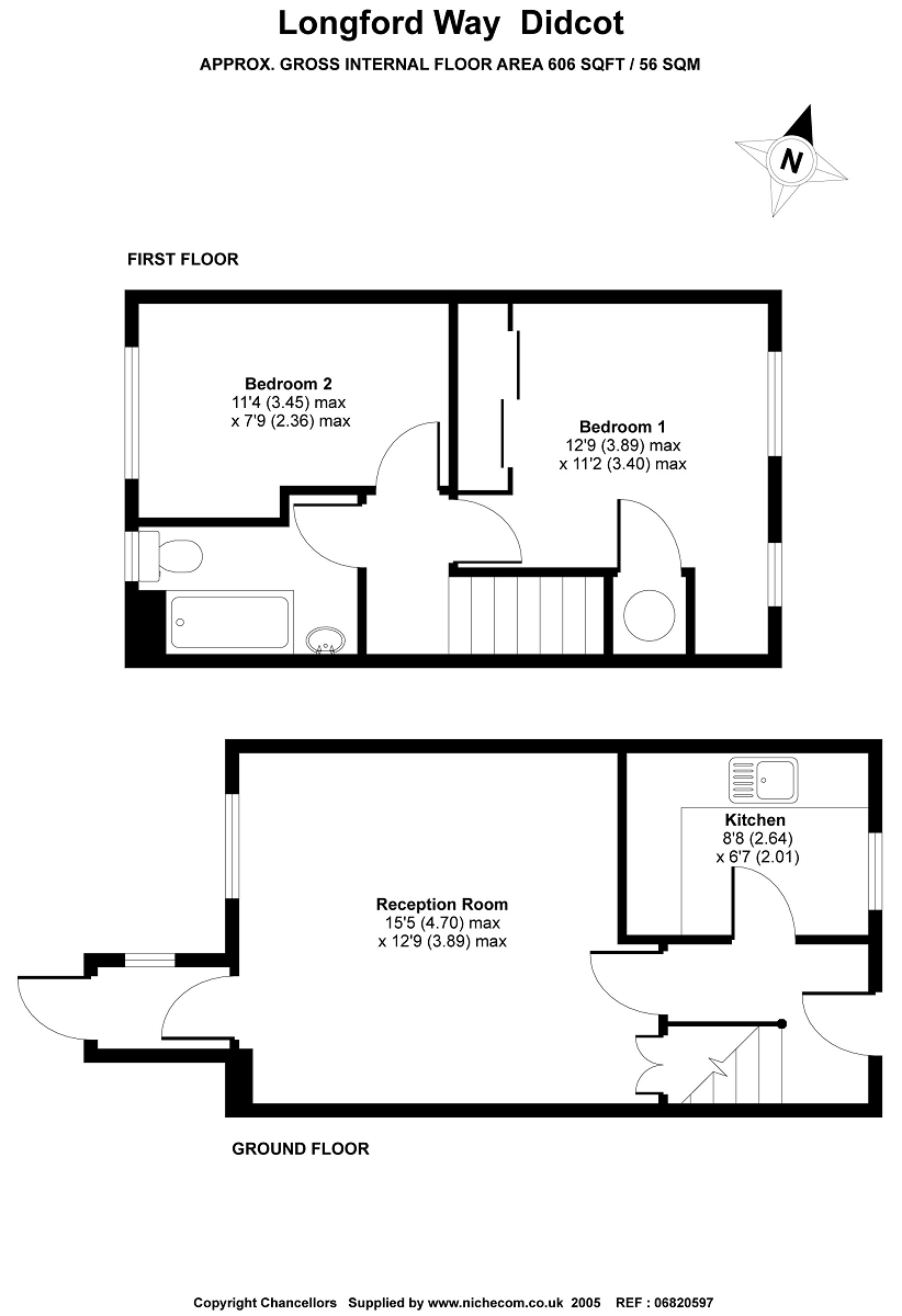 2 Bedrooms Terraced house to rent in Didcot, Oxfordshire OX11