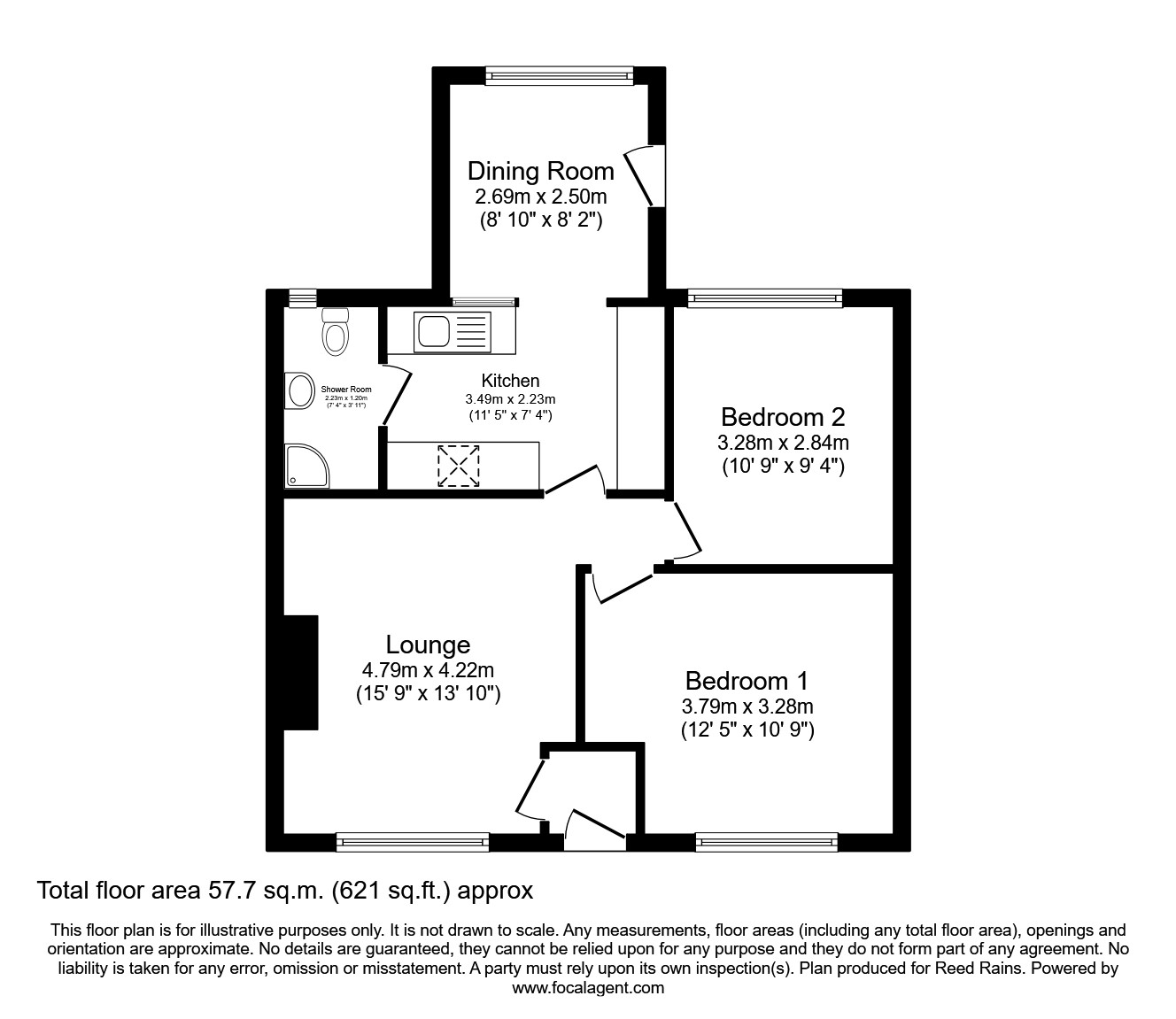 Nursery Lane, Halifax, West Yorkshire HX3, 2 bedroom bungalow to rent