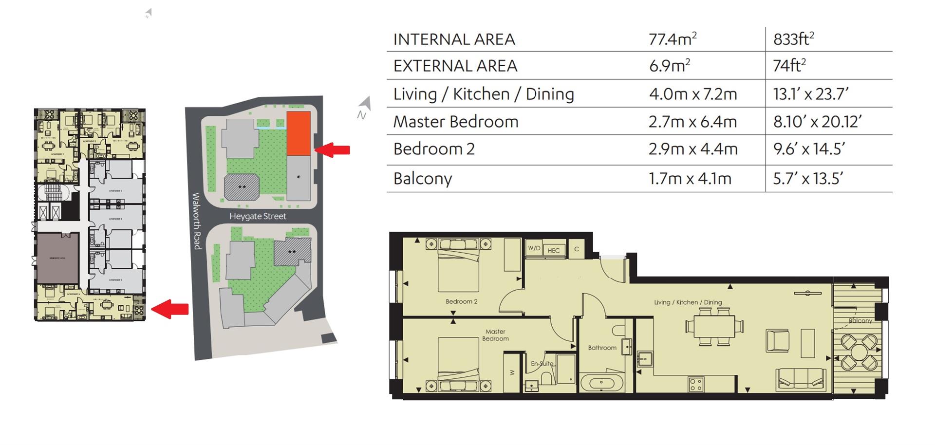 2 Bedrooms Flat for sale in Highwood Garden Terrace, Elephant Park, Elephant & Castle SE1