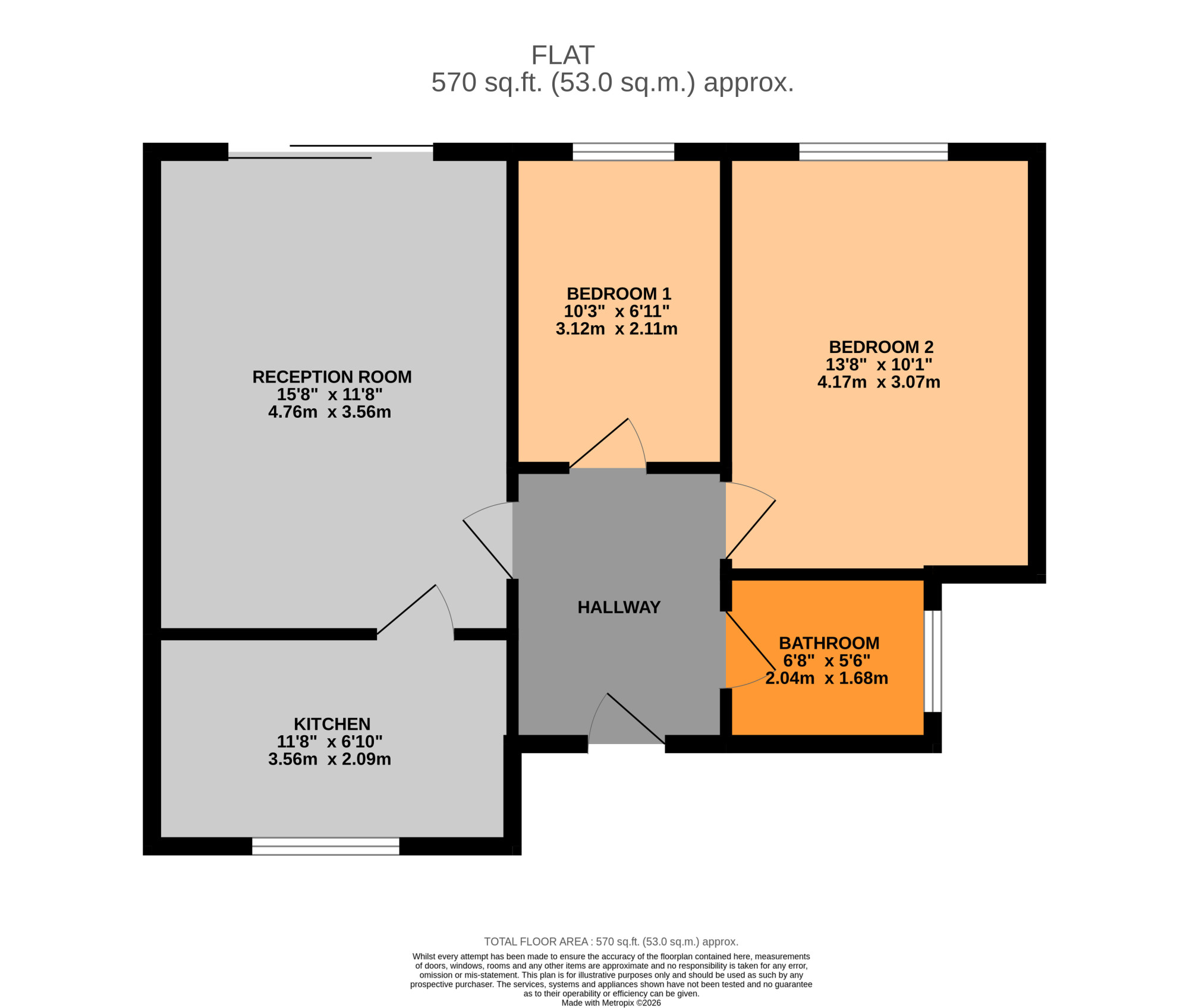 30, Lister House, Hayes floorplan