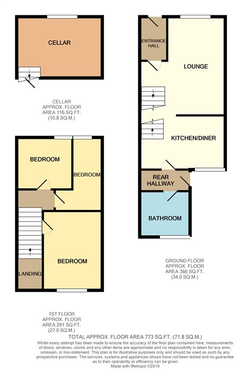 3 bed terraced house for sale in Wellingborough Road, Earls Barton