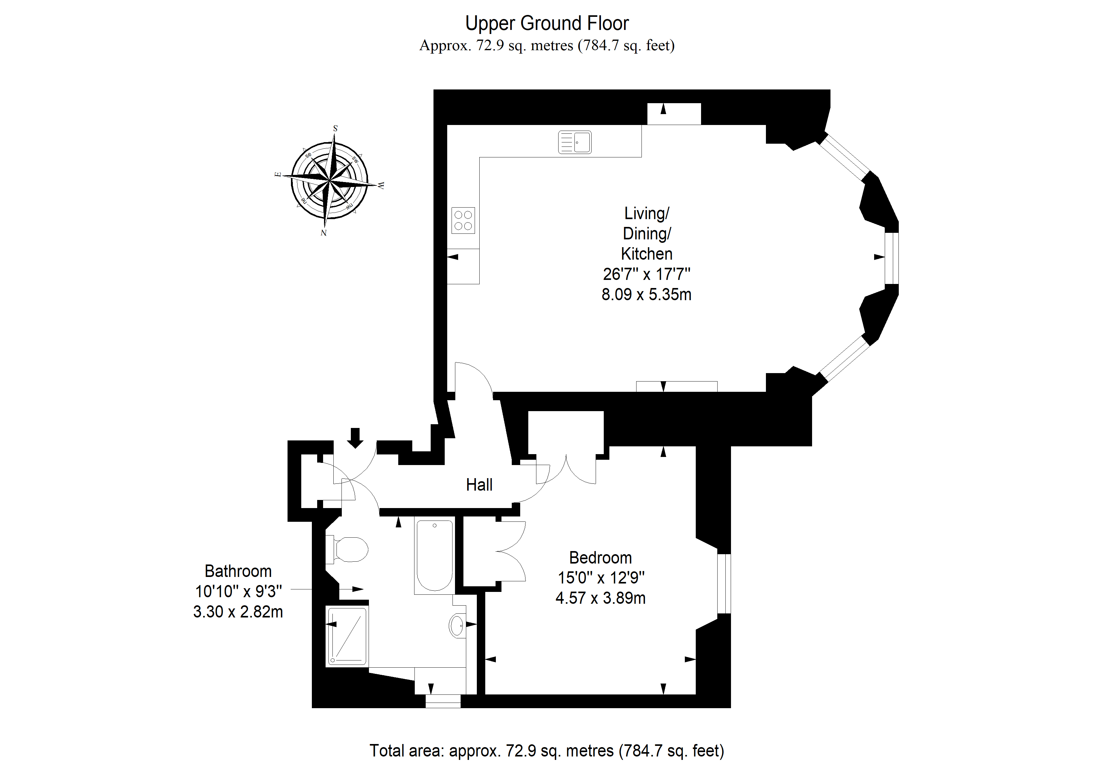 Apartment 5, Venlaw Castle, Edinburgh Road, Peebles EH45 8RD floorplan