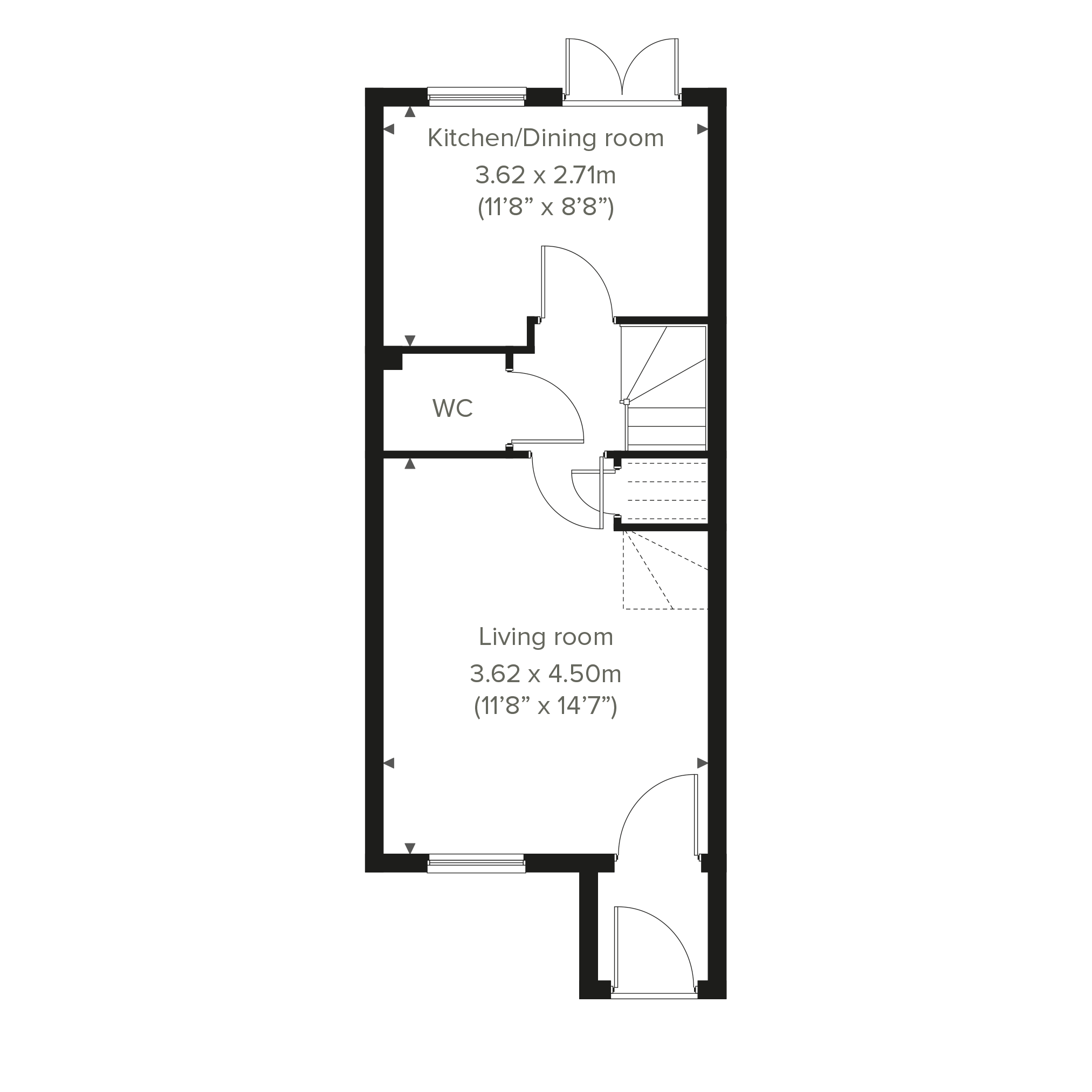 209, 1 Butterfly Lane (Collyer Road), Calverton, Nottingham floorplan