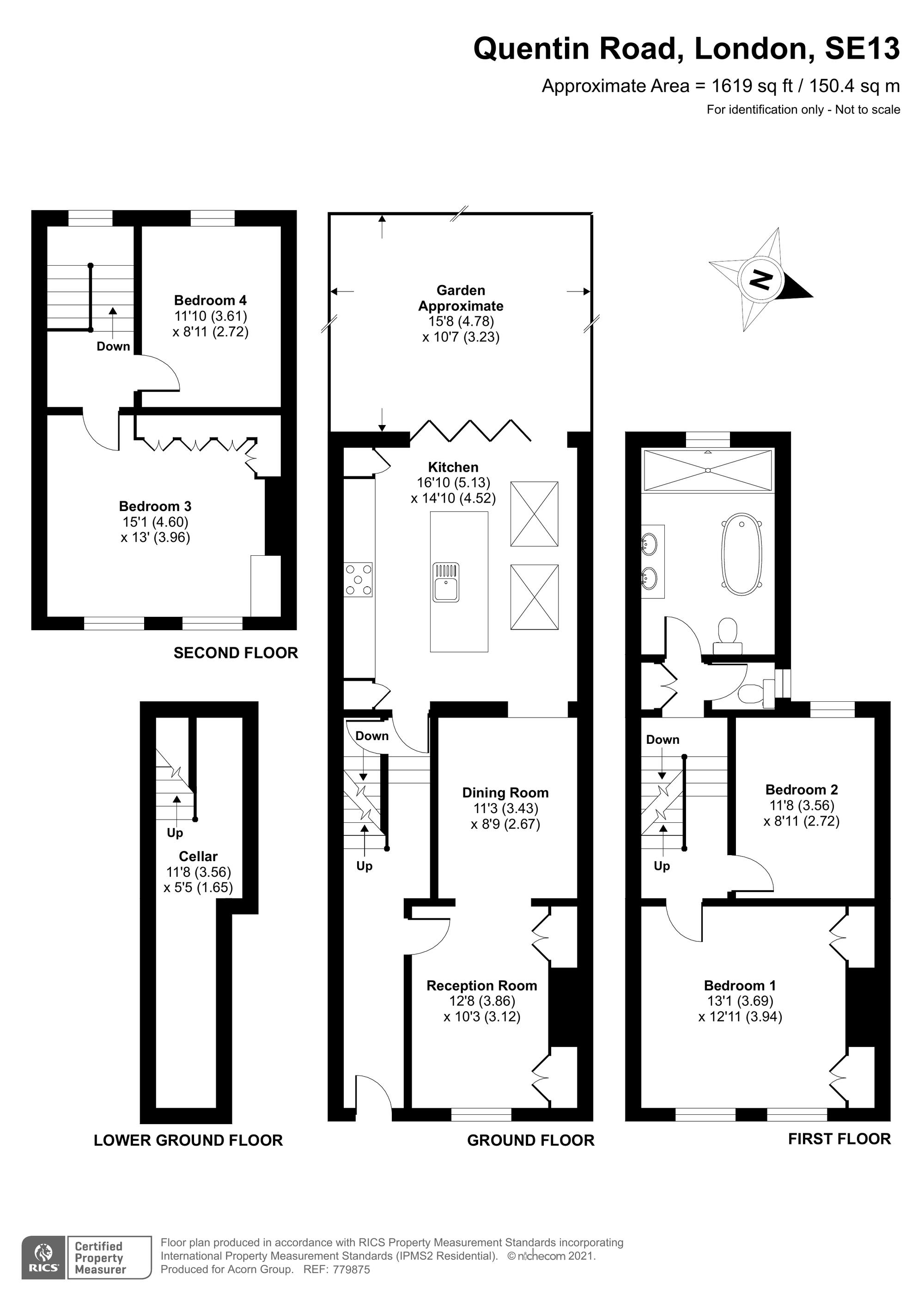 38, Quentin Road, London floorplan