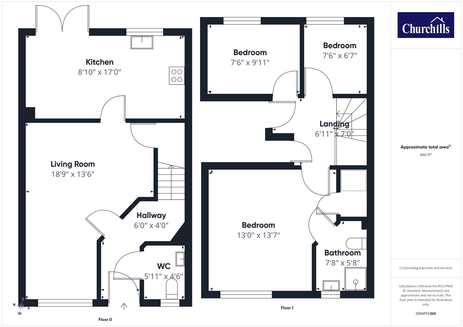 Bishopdale Way, York floorplan