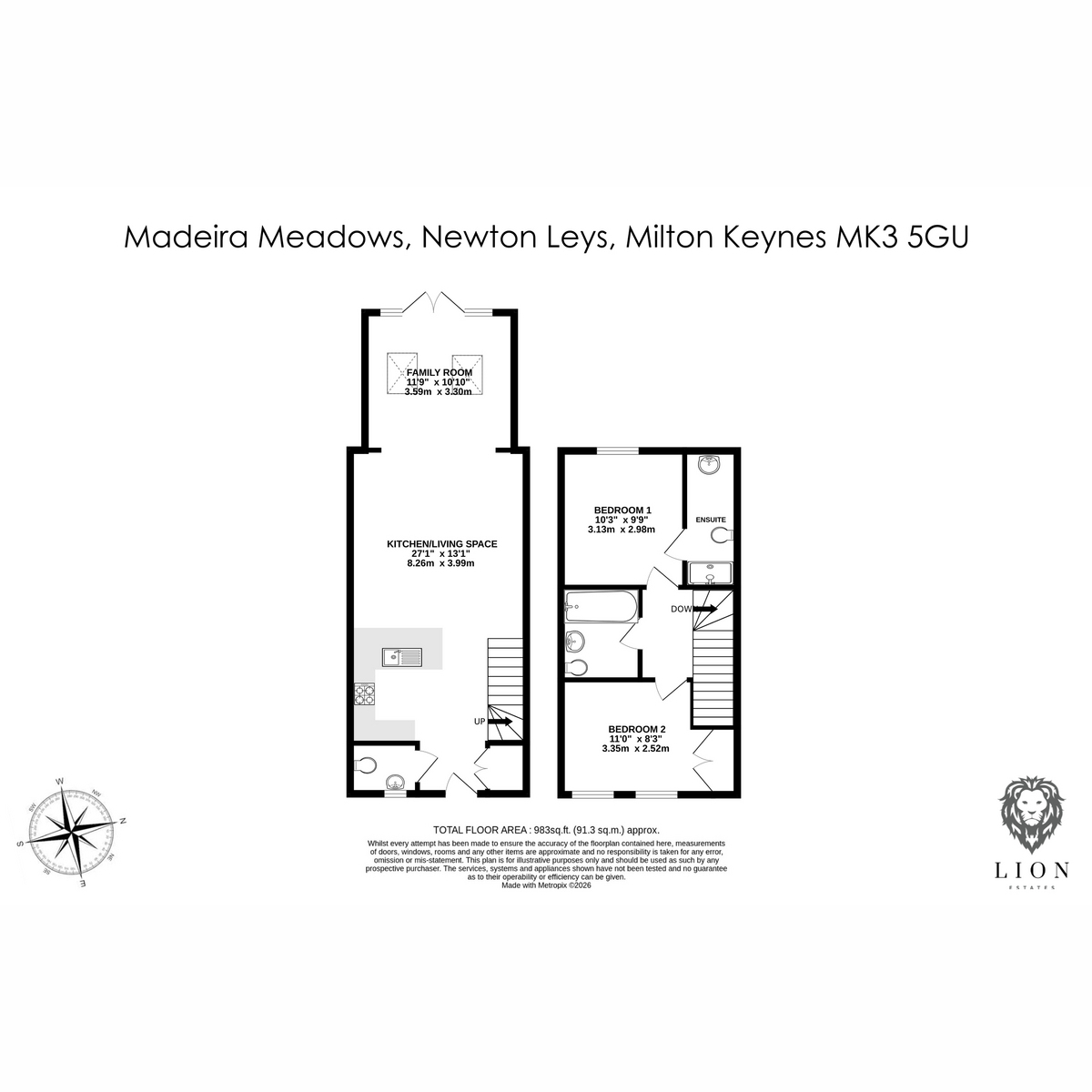 5, Madeira Meadows, Milton Keynes floorplan