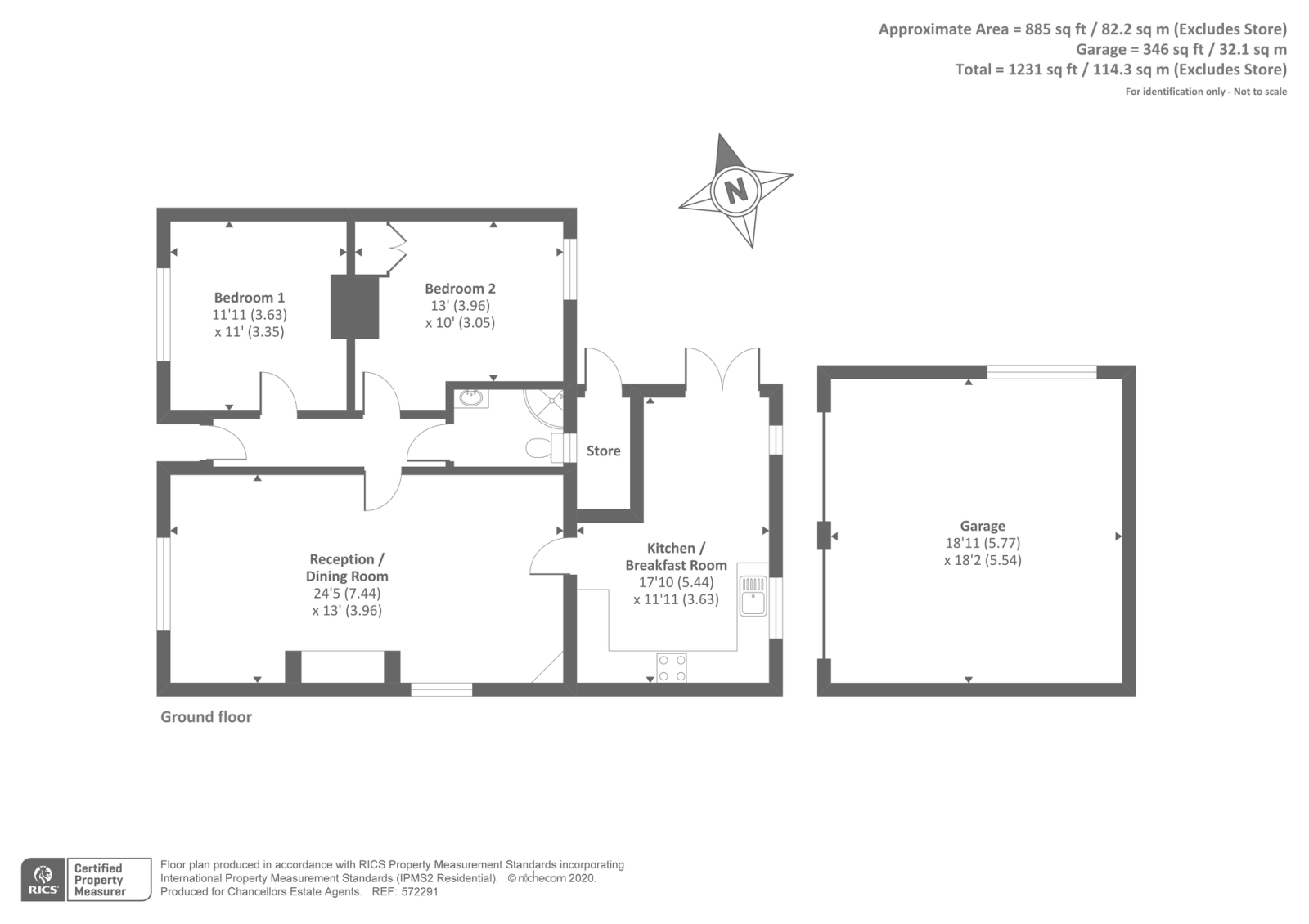 2 bed detached bungalow for sale in Bagshot, Surrey GU19 Zoopla
