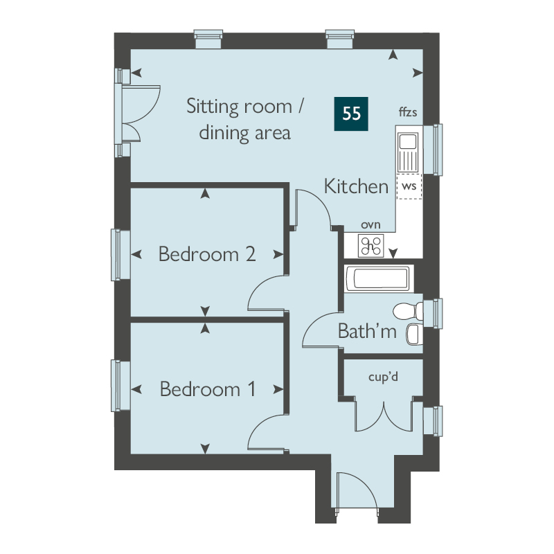 55, Old Ham Lane, Maidstone floorplan