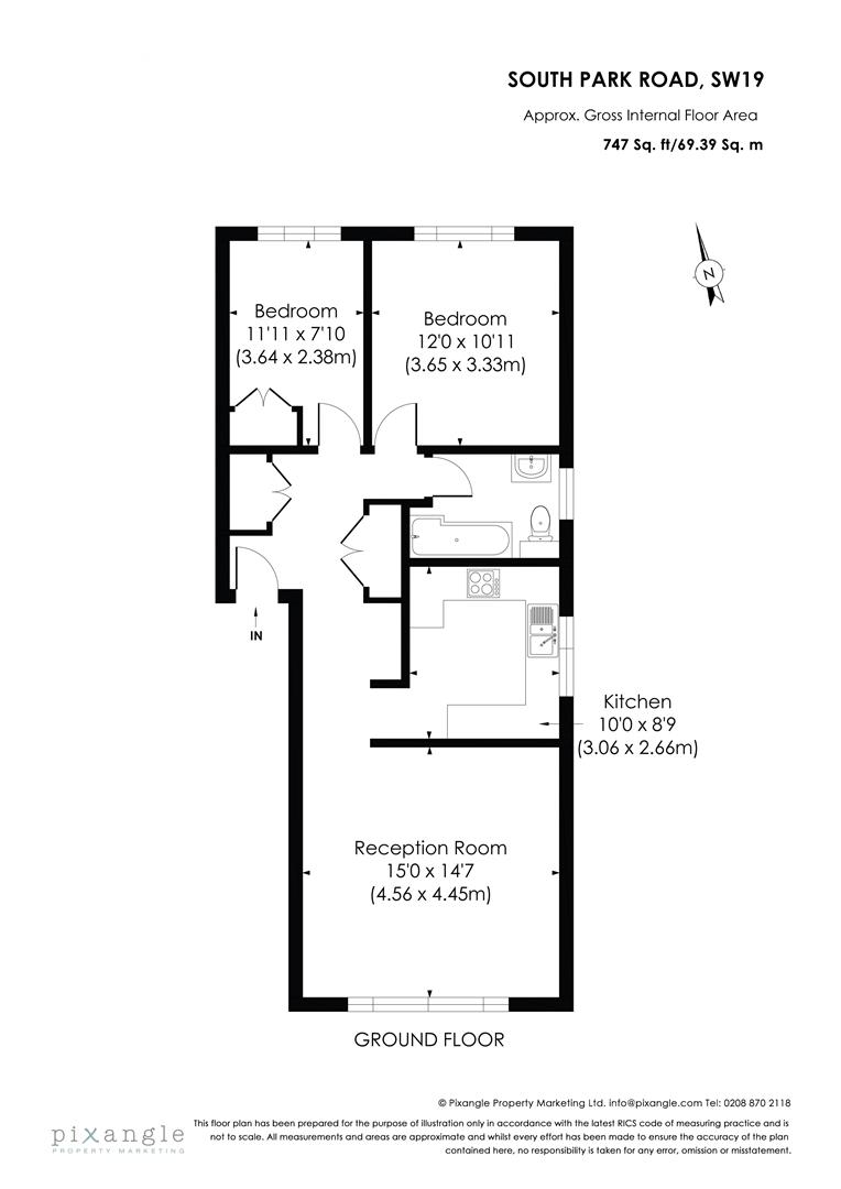 10b, South Park Road, Wimbledon floorplan